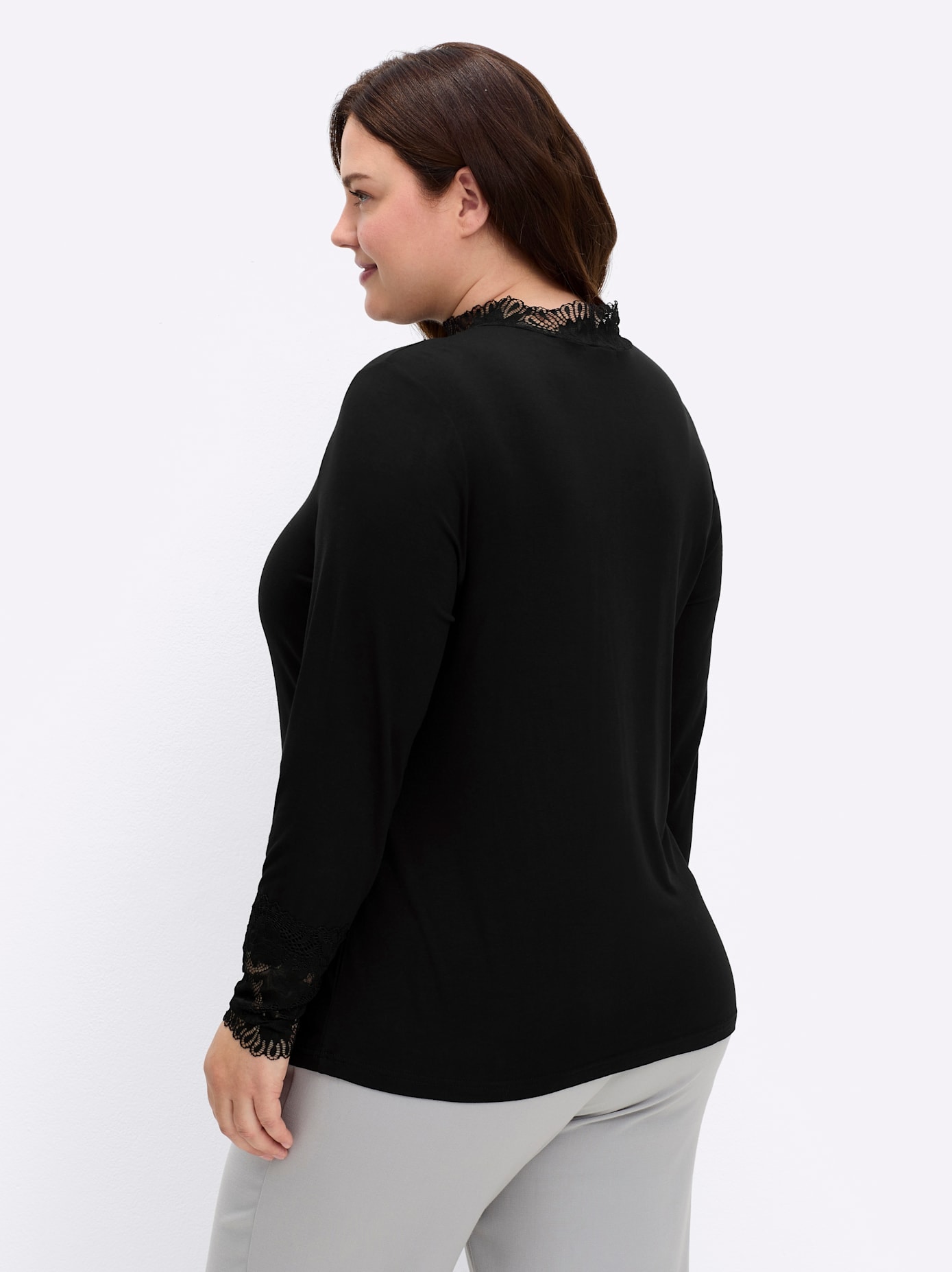 sheego by Joe Browns Stehkragenshirt »Shirt« 1 Stk. tlg.