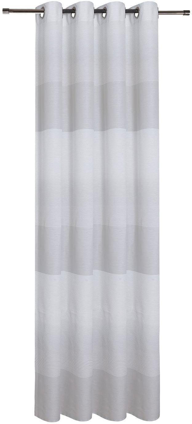 Gerster Vorhang »Kelly« Ösen 1 Stk. tlg. HxB: 235x140, Moderner Ösenschal gestreift
