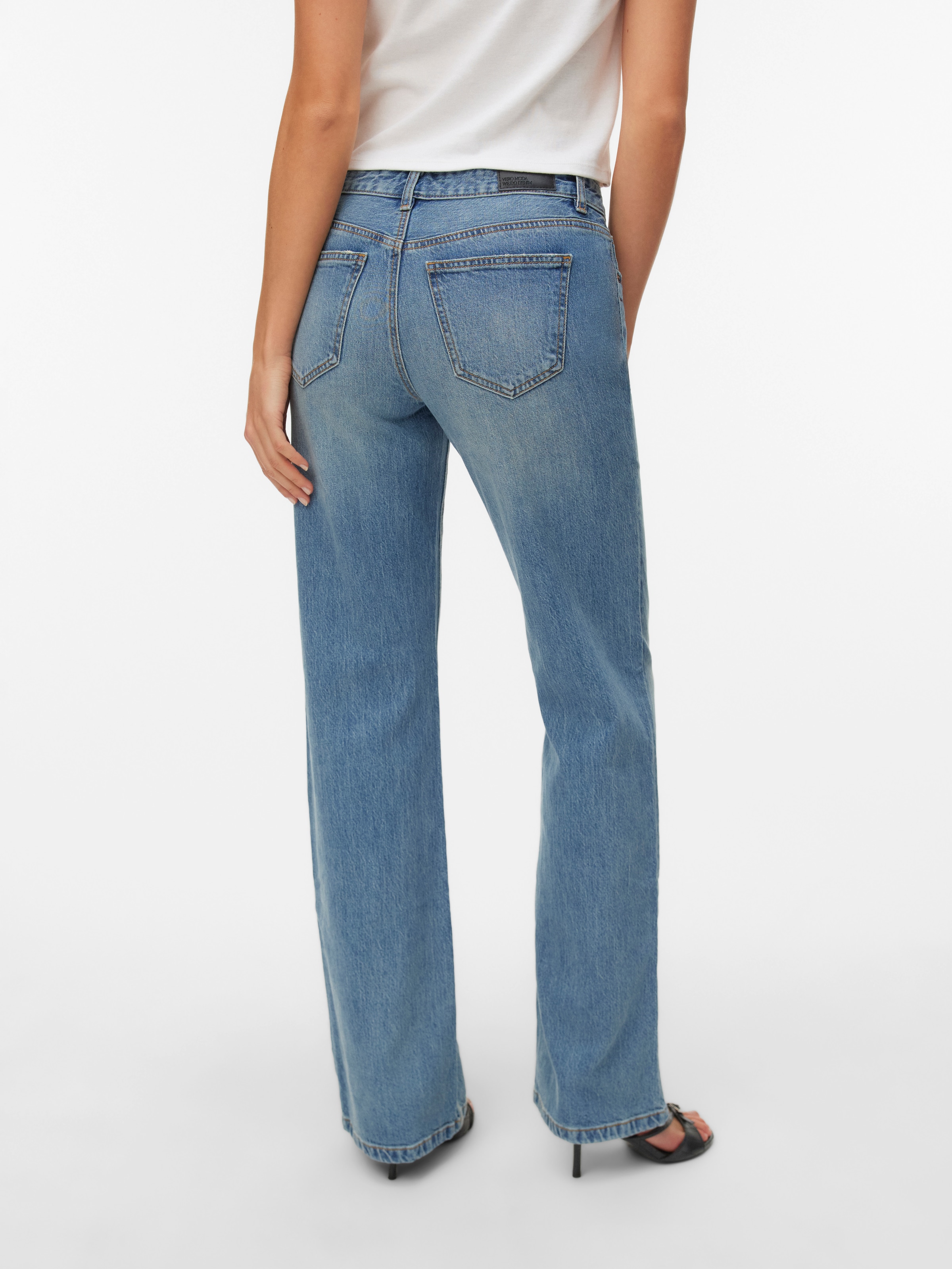 Vero Moda Bootcut-Jeans »VMASTA LR BOOTCUT JEANS LI3176 NOOS« Baumwollmischung, flared fit