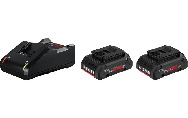 Image of Bosch Professional Akku-Set "2 x ProCORE18 V 4.0Ah und GAL 18 V-40" 18,0