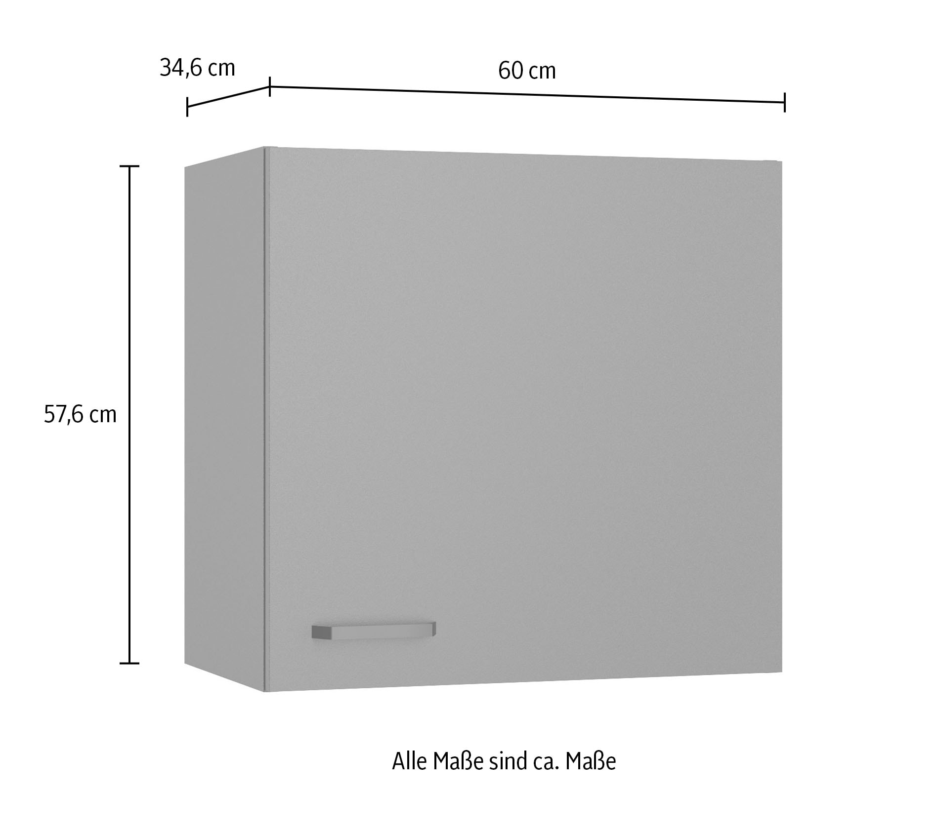 OPTIFIT Armoire suspendue »OPTImulti« Breite 60 cm, mit 1 Tür, 1 Einlegeboden