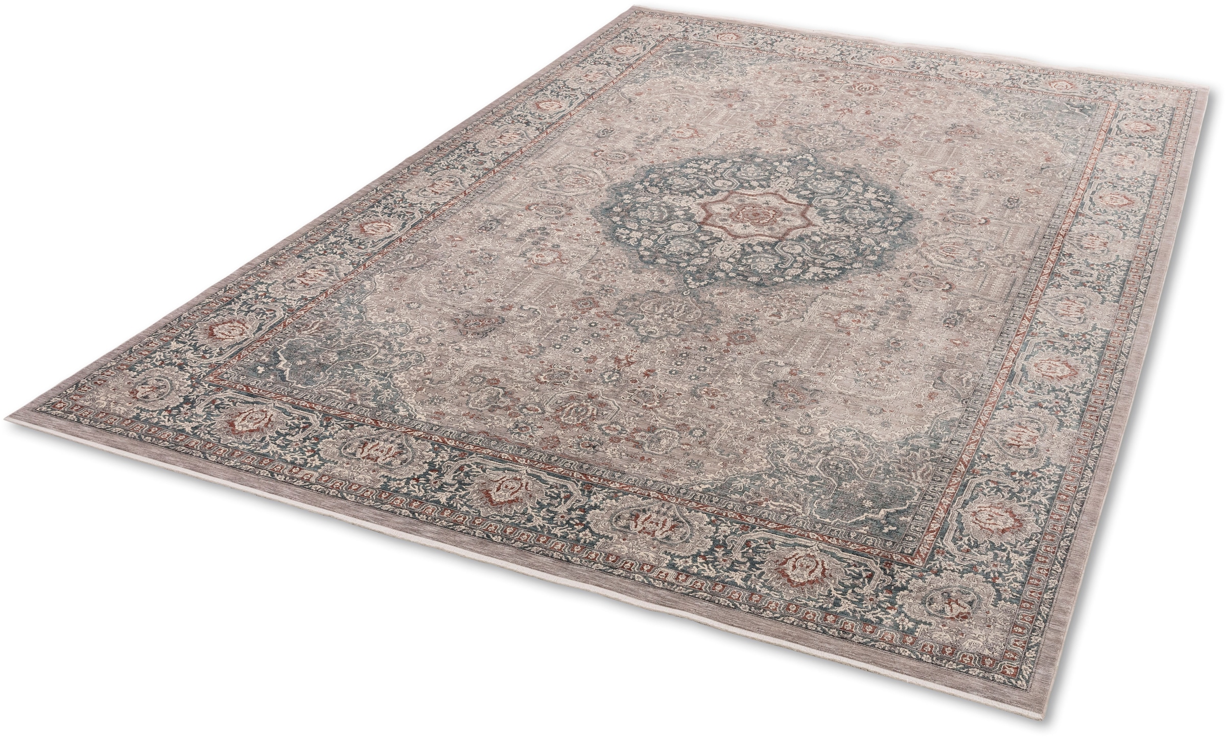 ASTRA Teppich »Tropea 242« rechteckig 6 mm Höhe hochwertiger Kurzflor, leichter Glanz, Vintage, Wohnzimmer