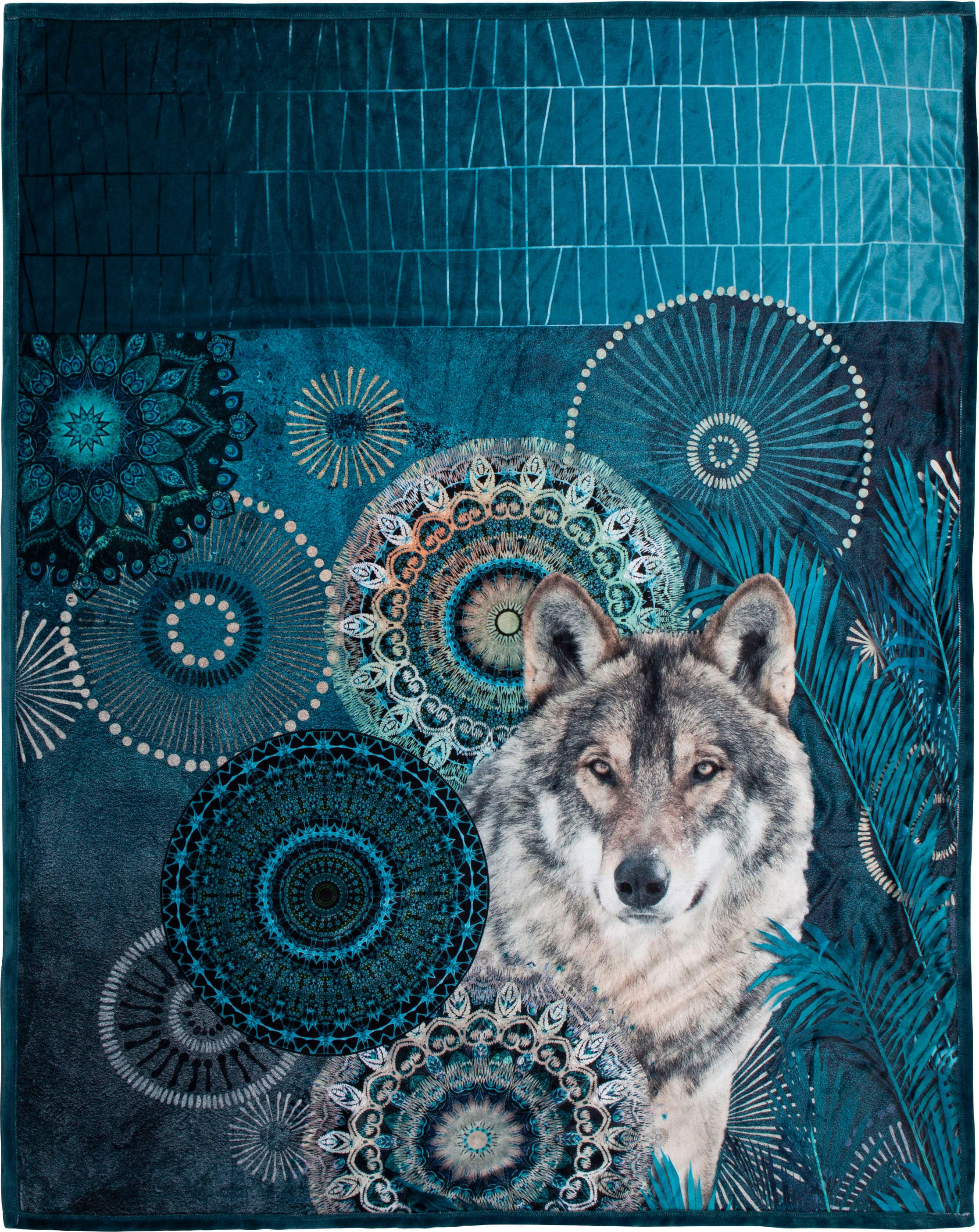 Image of hip Plaid »Kiska«, mit Mandala, Kuscheldecke bei Ackermann Versand Schweiz