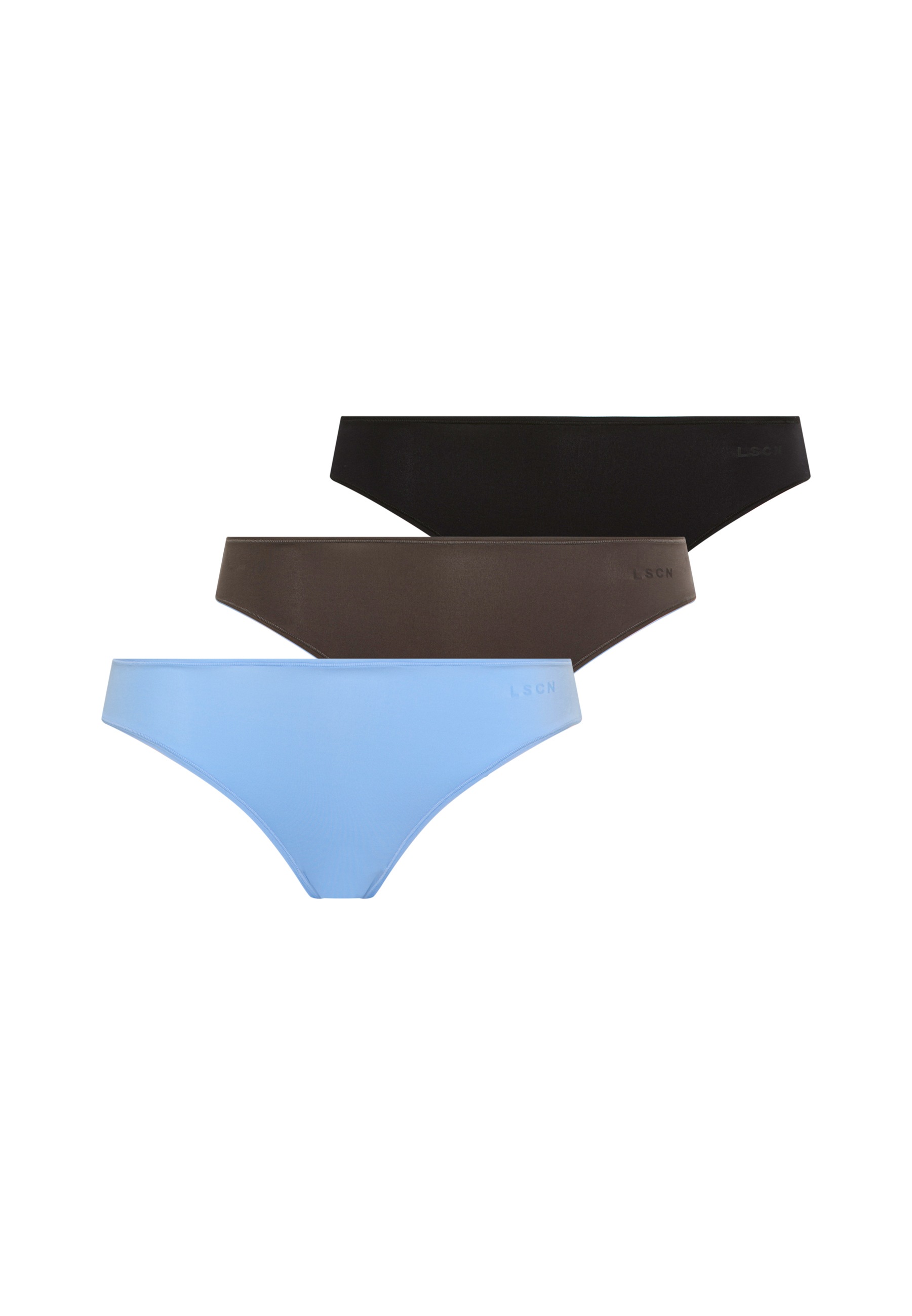 Image of LSCN by LASCANA Brasilslip 3er Pack, aus weicher und hoch elastischer Microfaser