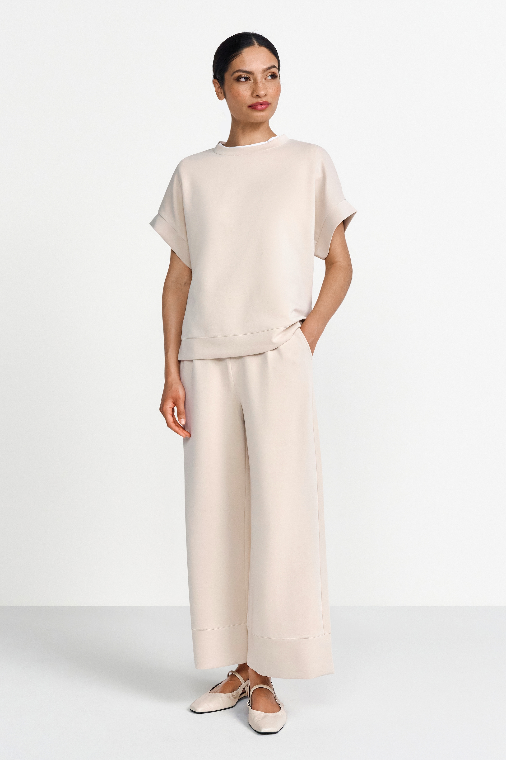 RICHROYAL Culotte  Regular fit mit Bundfalten