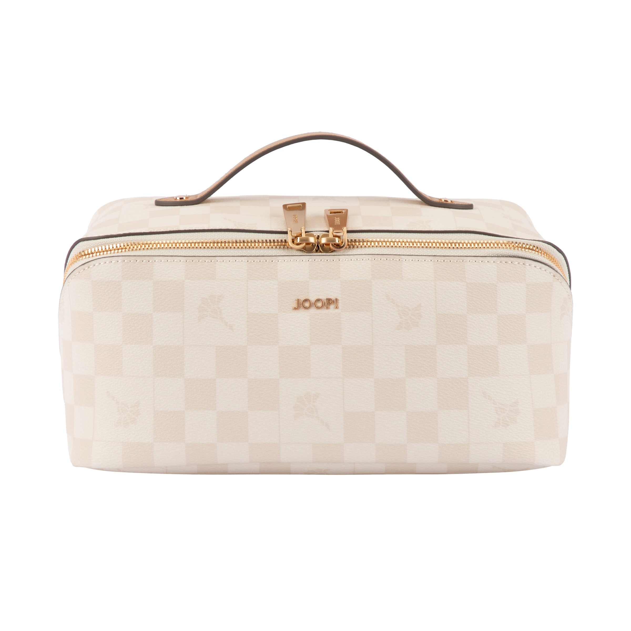 Image of JOOP Kulturbeutel "cortina piazza zea washbag shz" Unisex Kosmetiktasche, Reisebeutel mit Schachbrettmuster