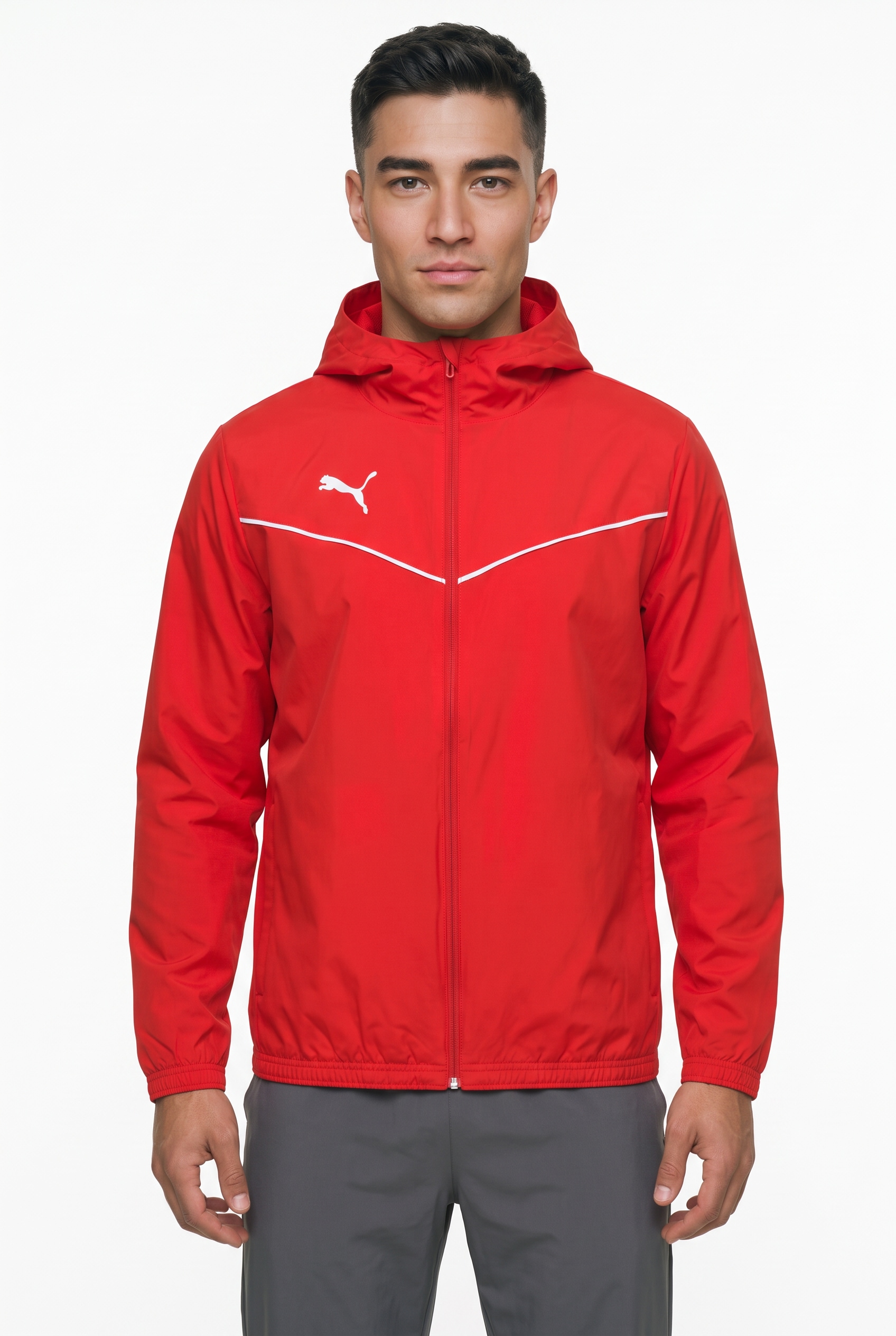 Image of PUMA Allwetterjacke "TEAMRISE ALL WEATHER JACKET" mit Kapuze mit Kapuze, mit Reissverschlusstaschen, Regular Fit