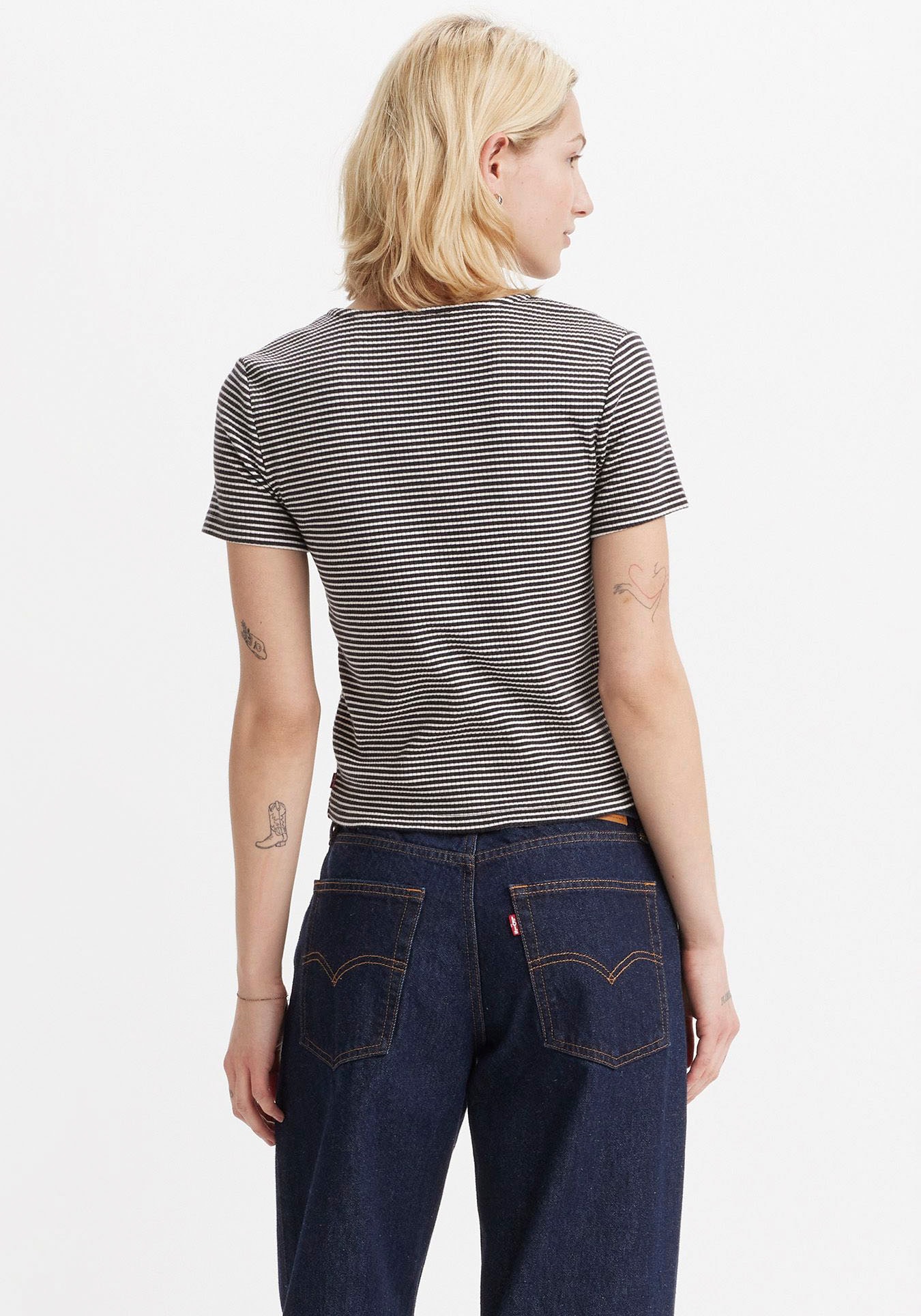Levi's® V-Shirt, mit Knopfleiste