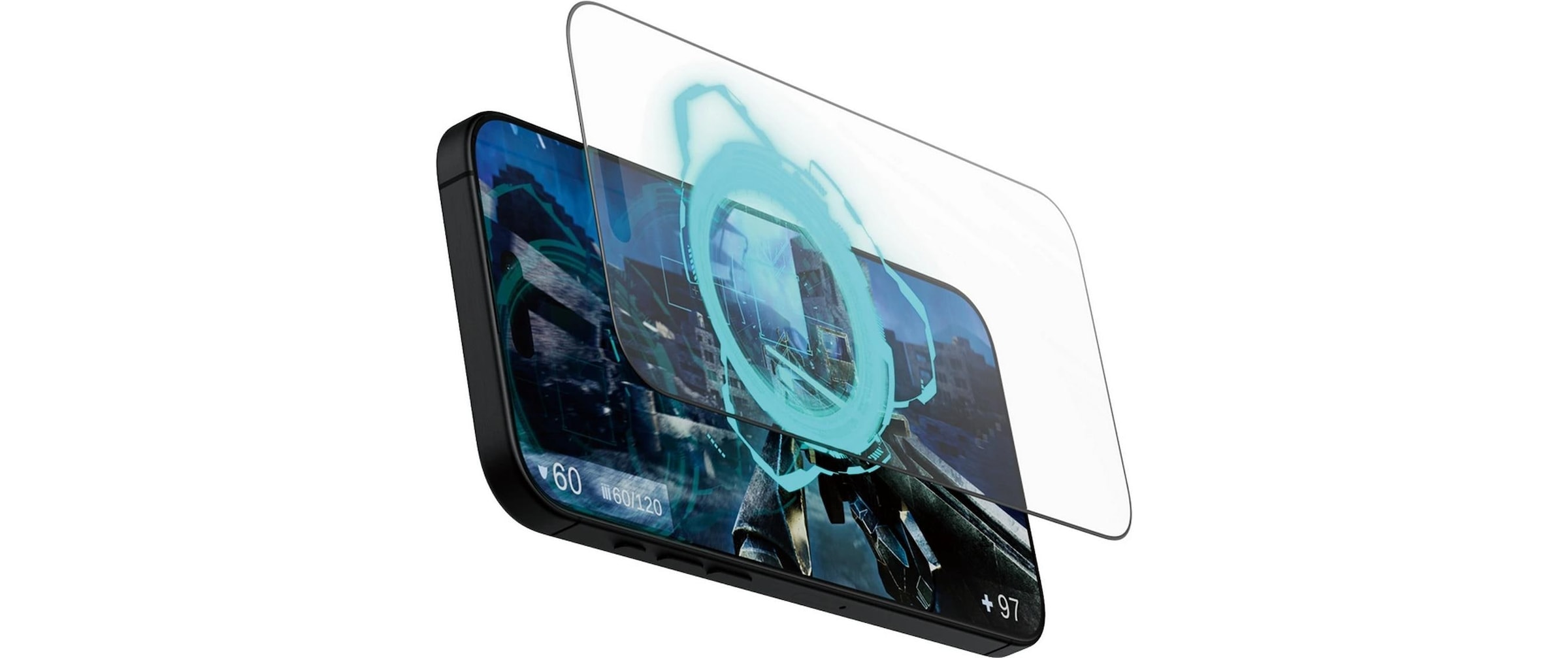 Displayschutzglas »Ultra Wide Fit Gaming iPhone 16 Pro Max«, für iPhone 16 Pro Max, (1...