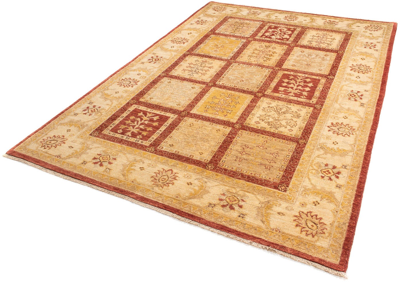 Image of morgenland Orientteppich »Ziegler - 233 x 159 cm - rost«, rechteckig, 6 mm Höhe, Wohnzimmer, Handgeknüpft, Einzelstück mit Zertifikat bei Ackermann Versand Schweiz