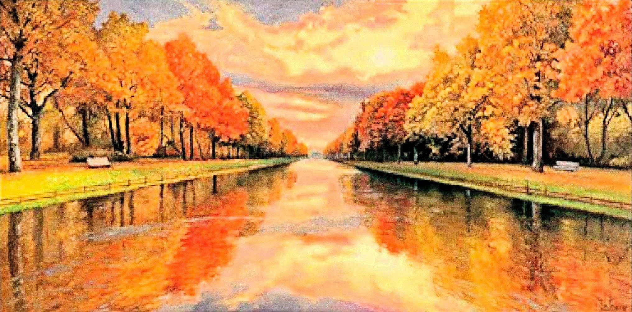 Image of Home affaire Deco-Panel »ADRIANO GALASSO / Boulevard sull´acqua«, 100/50 cm bei Ackermann Versand Schweiz