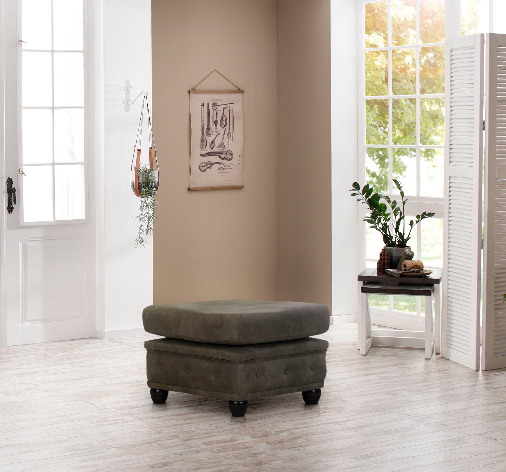 Image of Premium collection by Home affaire Polsterhocker »Rysum«, passend zur Serie "Rysum" B/T/H: 75/70/45 cm bei Ackermann Versand Schweiz