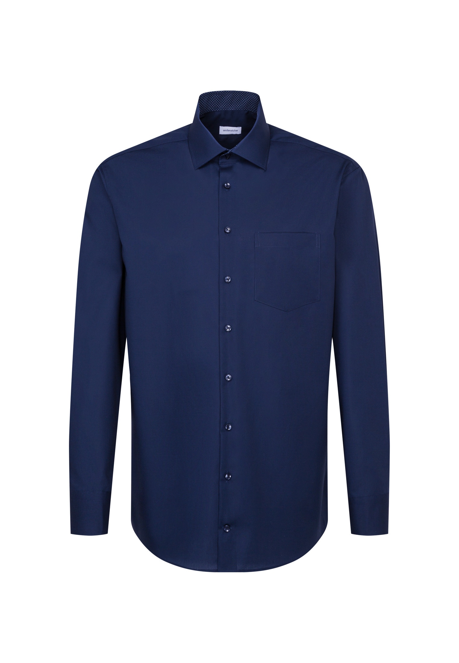 seidensticker Chemise d'affaires »Schwarze Rose« Regular 1/1 Kentkragen Uni