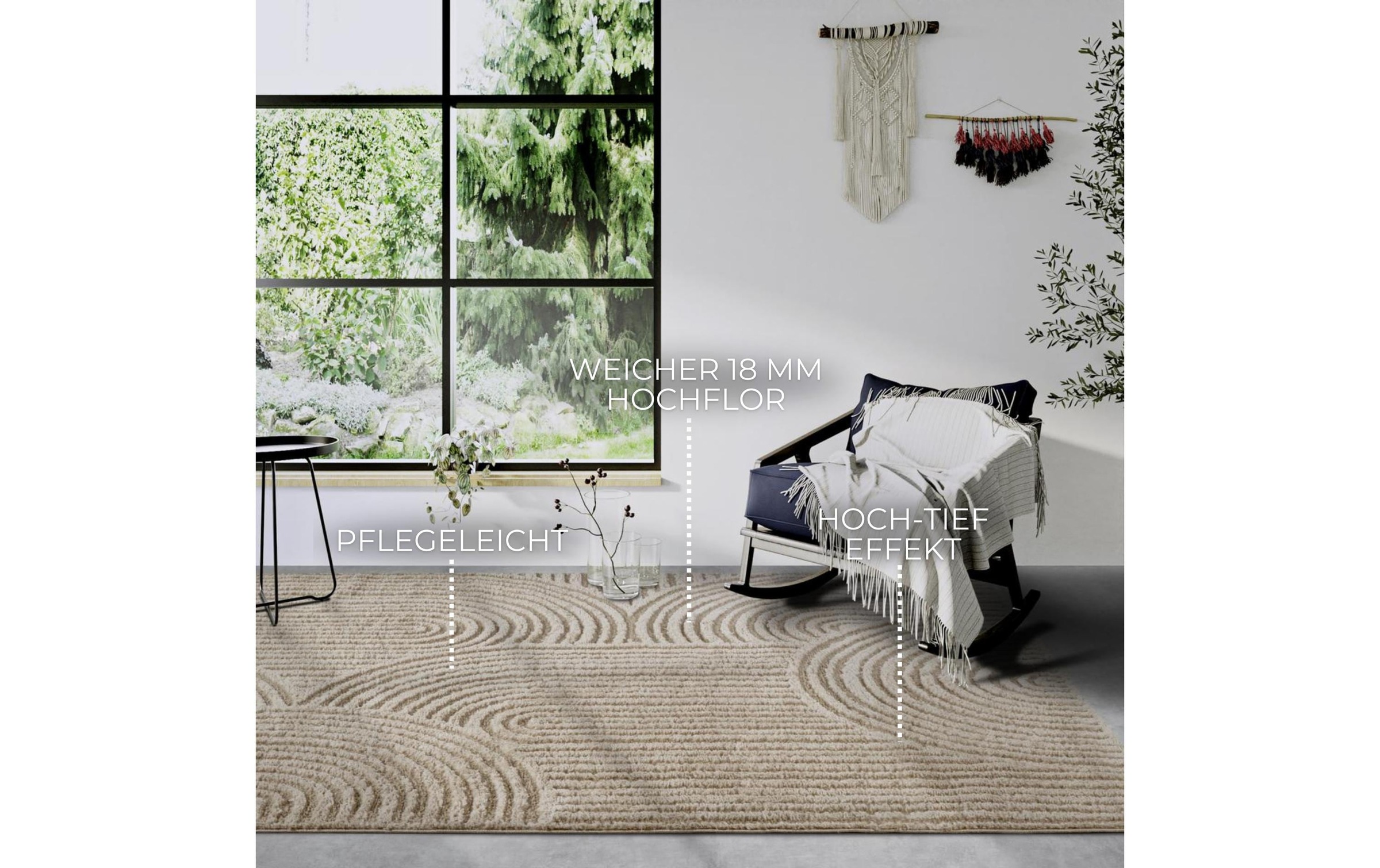 ELLE DECORATION Teppich »Chappe 160 cm x 235 cm«