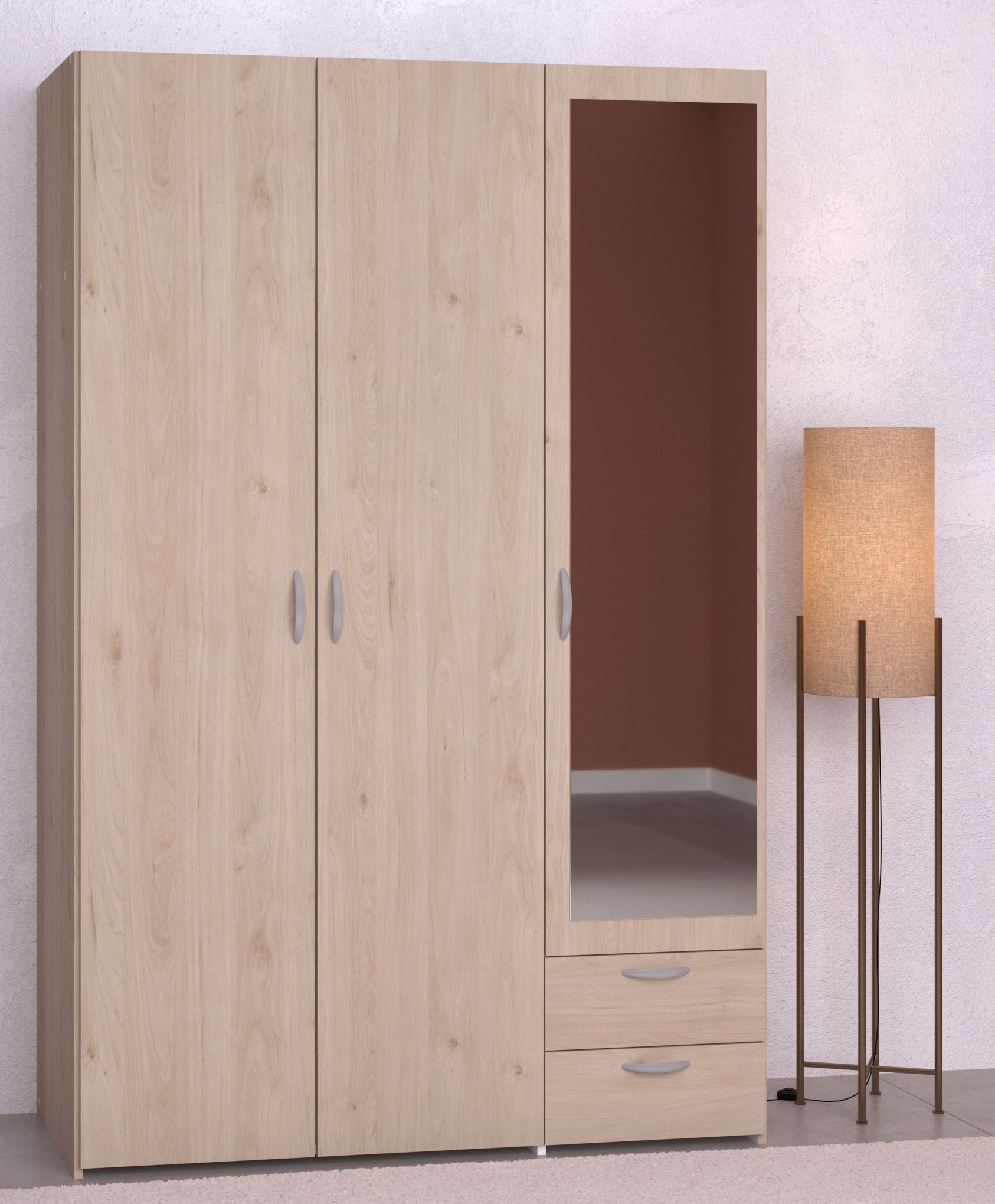 Image of Parisot Kleiderschrank "Daily" 1 Stk. tlg. eine Tür mit Spiegel