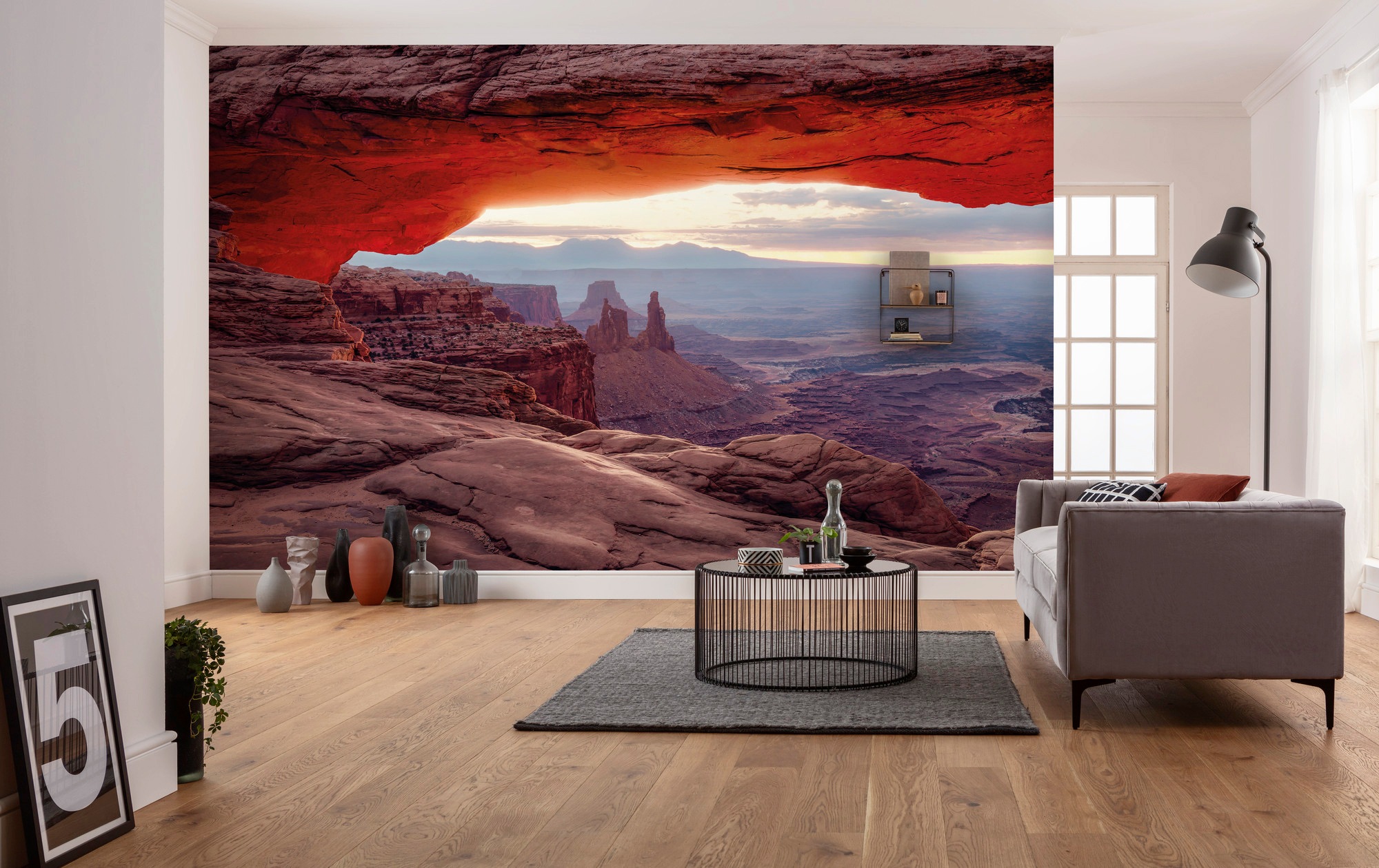 Komar Vliestapete »Digitaldruck Vlies - Mesa Arch - Grösse 450 x 280 cm«, bedruckt, Wohnzimmer, Schlafzimmer
