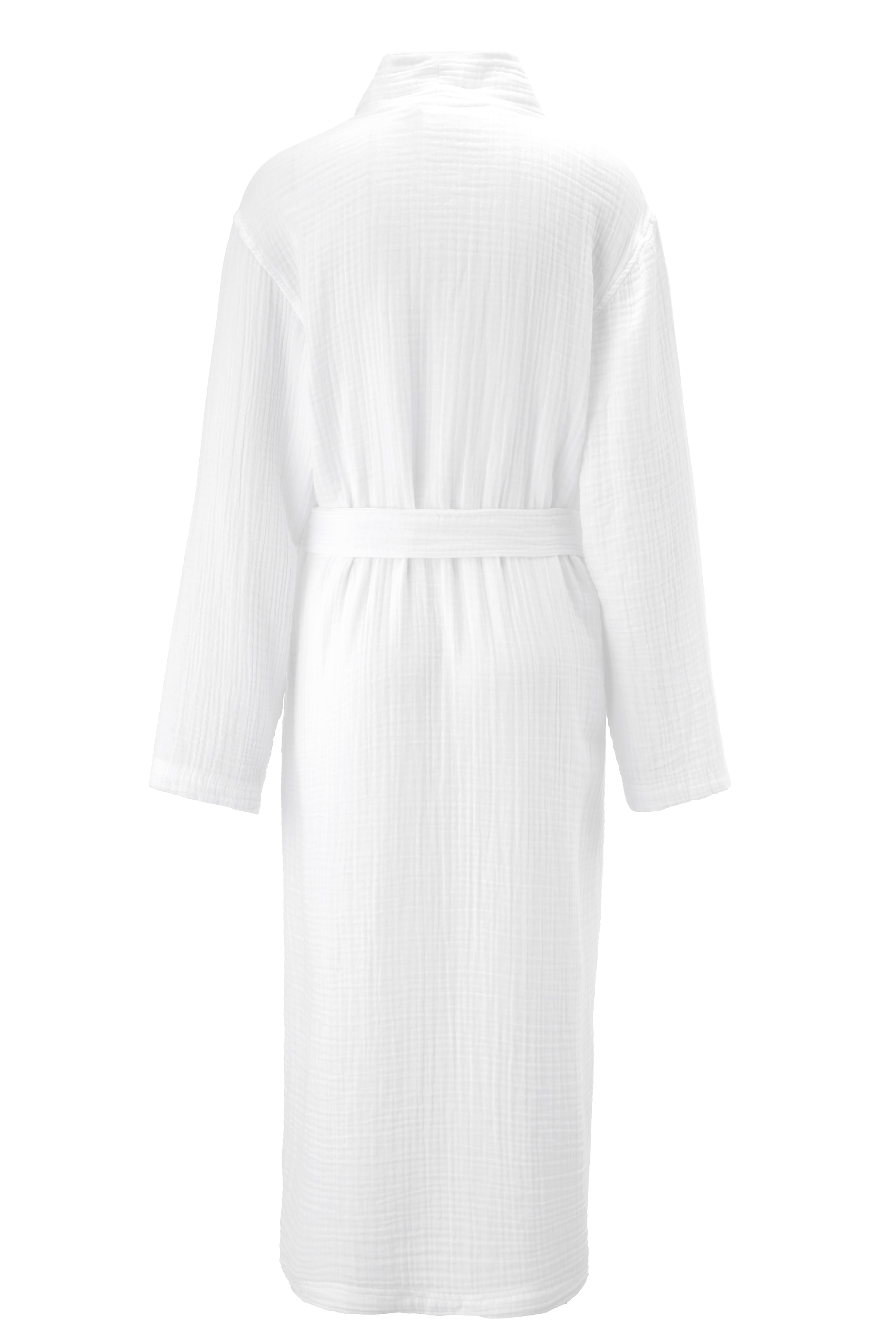 GOODproduct Peignoir de bain »Juna Musselin, ideal für Sauna & Spa, Hotelbademantel, Morgenmantel« 1 cuis moderne, qualité légère, 100% coton