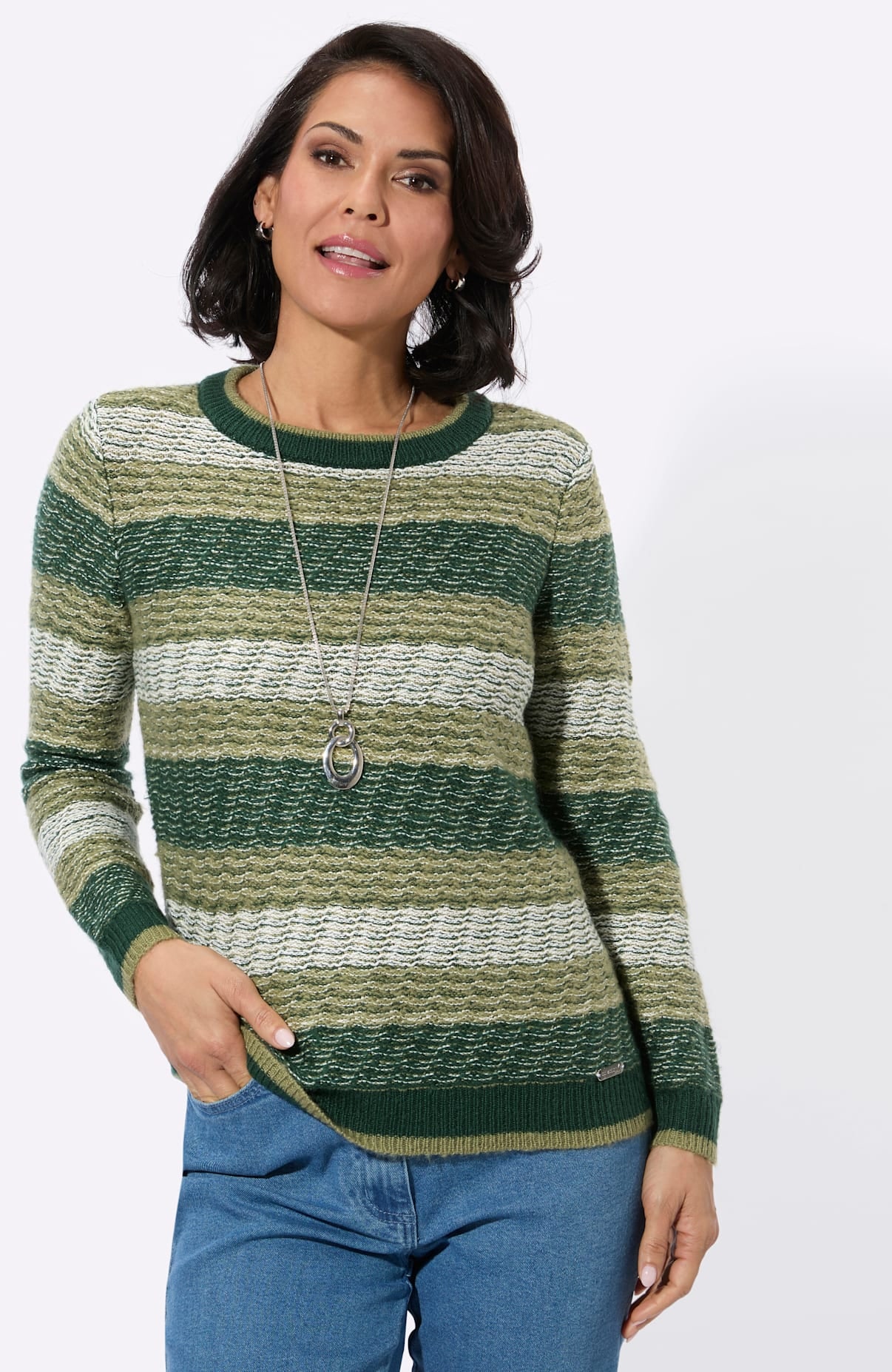 Casual Looks Rundhalspullover "Pullover"