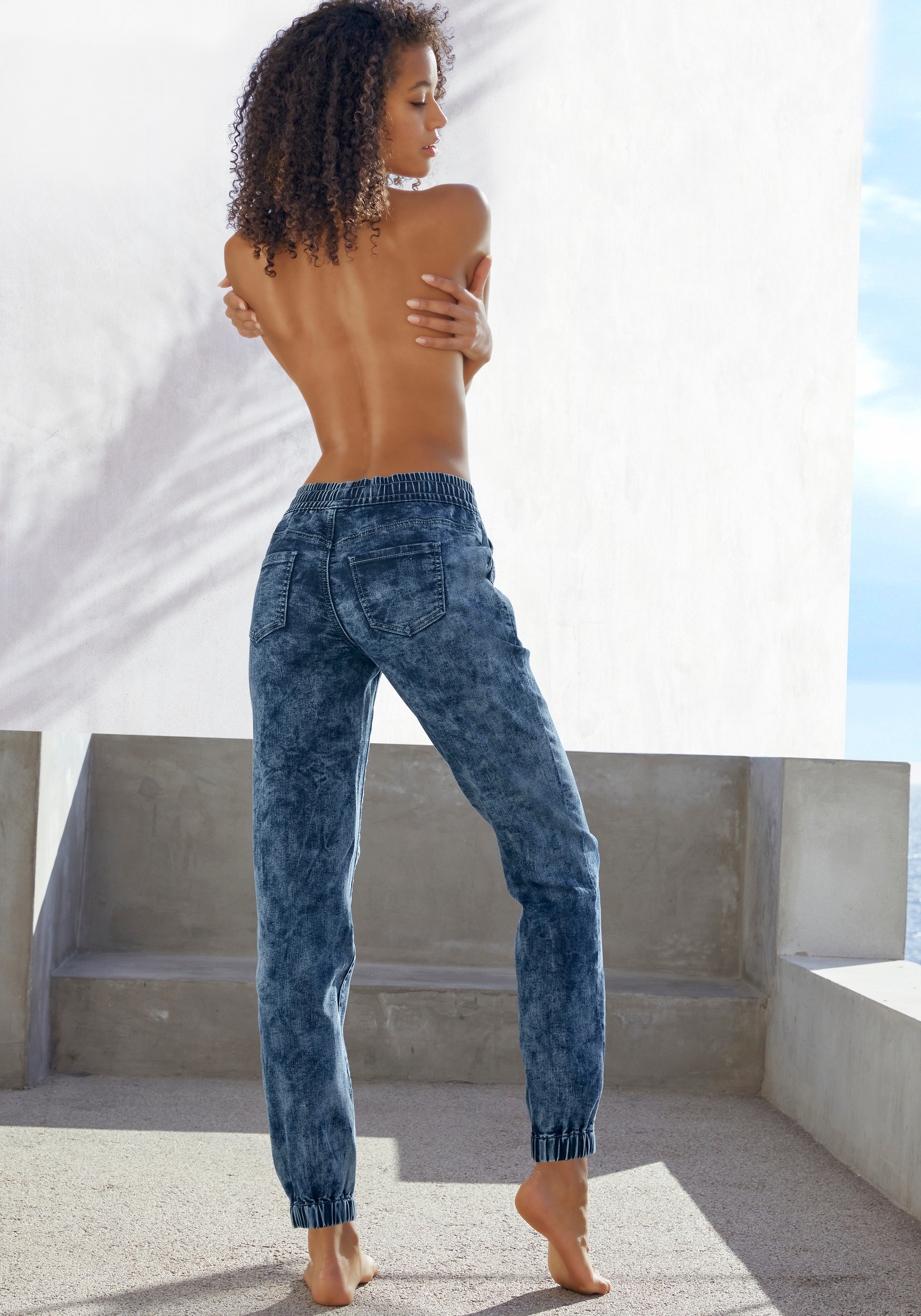 H.I.S Jogger Pants, in Jeansoptik, Loungeanzug