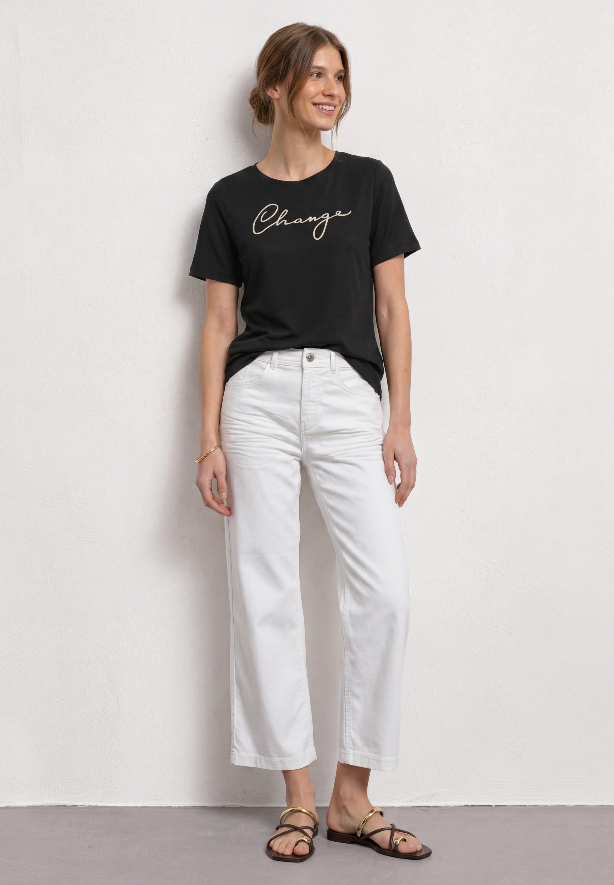 STREET ONE T-shirt à manches courtes Sommershirt mit Working
