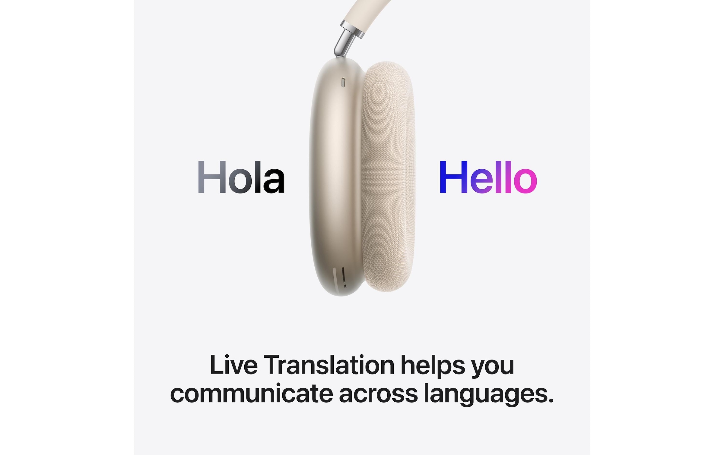 Apple On-Ear-Kopfhörer »AirPods Max 2« Bluetooth Rauschunterdrückung | Sprachsteuerung | kompatibel mit Siri