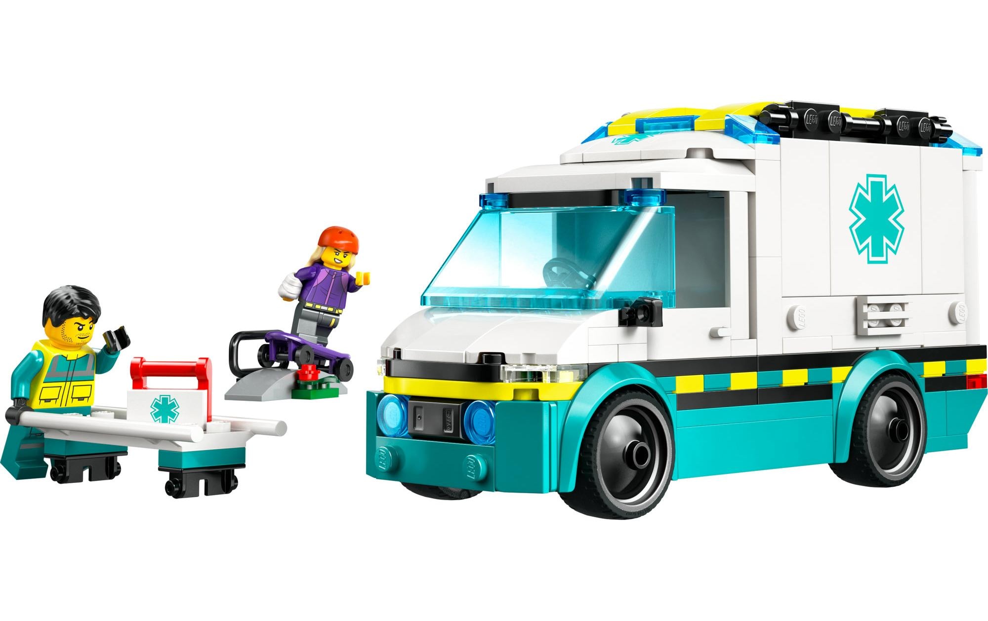 LEGO® Spielbausteine »City Rettungswagen 60460«, (184 St.)