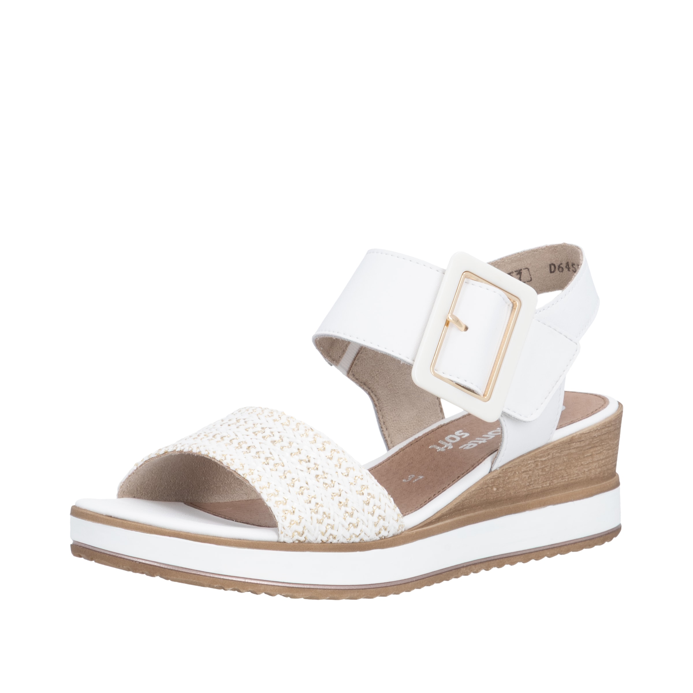 Remonte »ELLE-Collection«  Sommerschuh, Sandale, Bequemschuh mit Klett unter der Zierschnalle