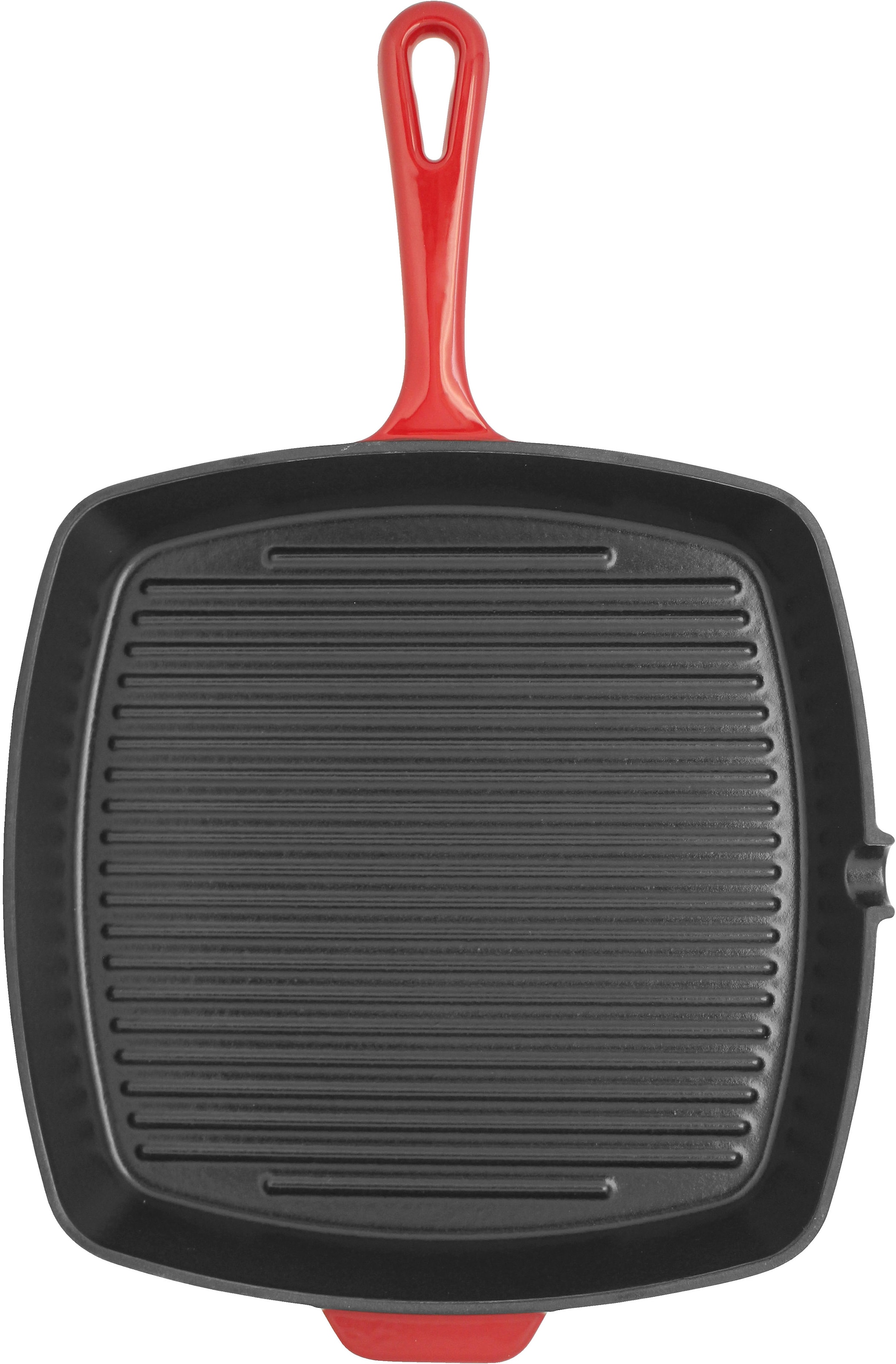 Elo Basic Grillpfanne »48 cm x 32,2 cm« Gusseisen 1 tlg. Aussen emailliert