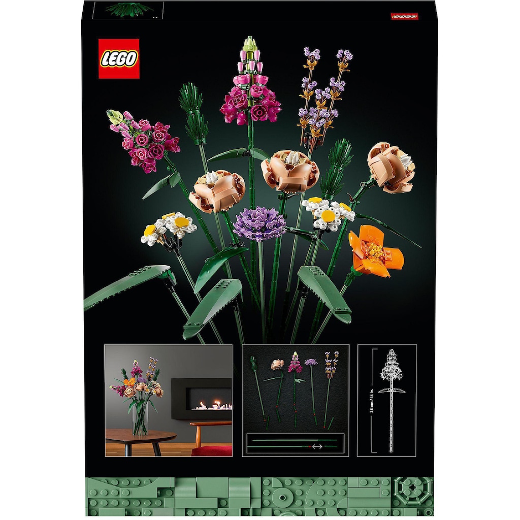 LEGO® Konstruktionsspielsteine »Blumenstrauss (10280), LEGO® Creator Expert«, (756 St.)