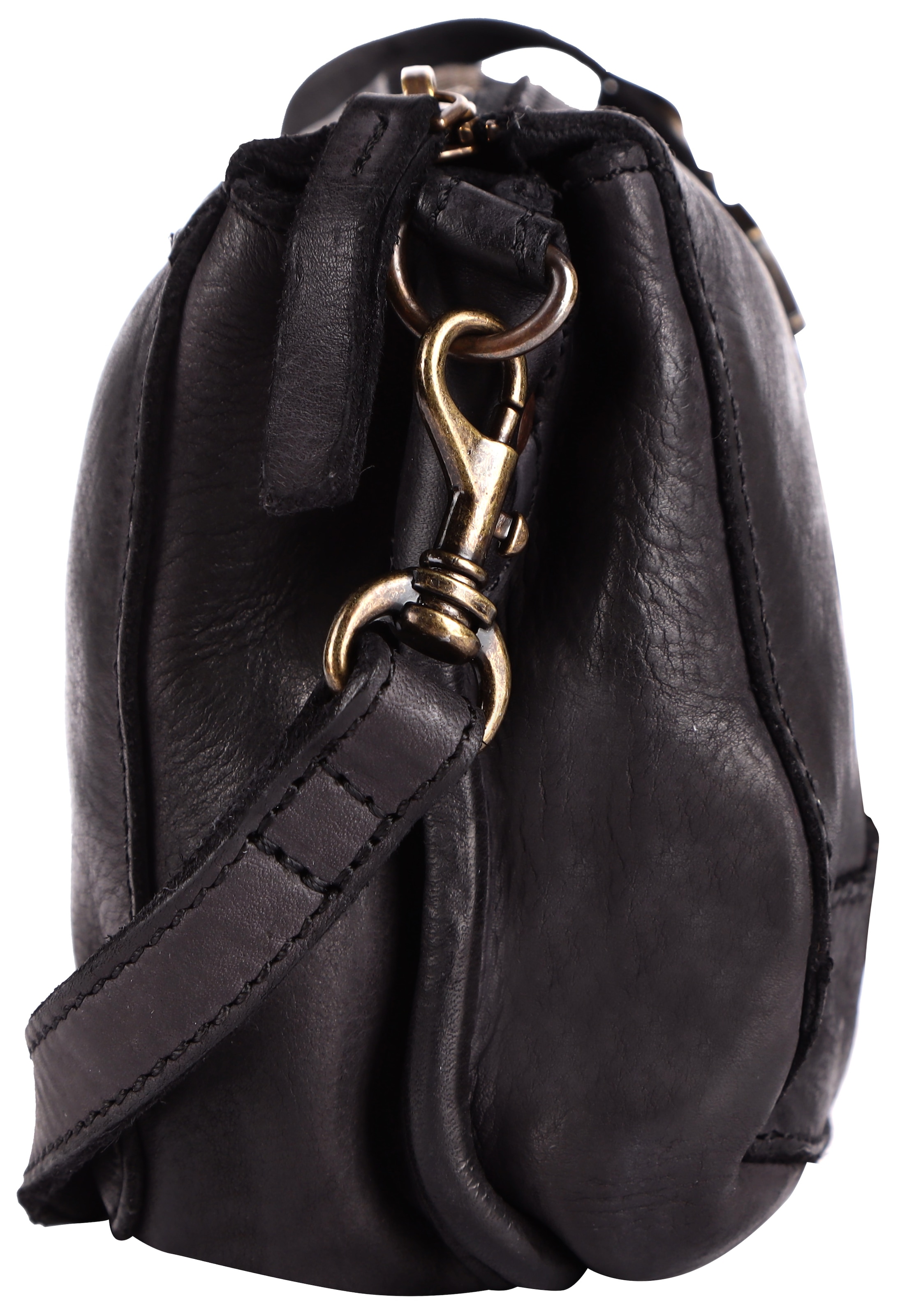 HARBOUR 2nd Umhängetasche »Tiani«, Schultertasche Handtasche Damen Tasche Damen mit Logoanhänger