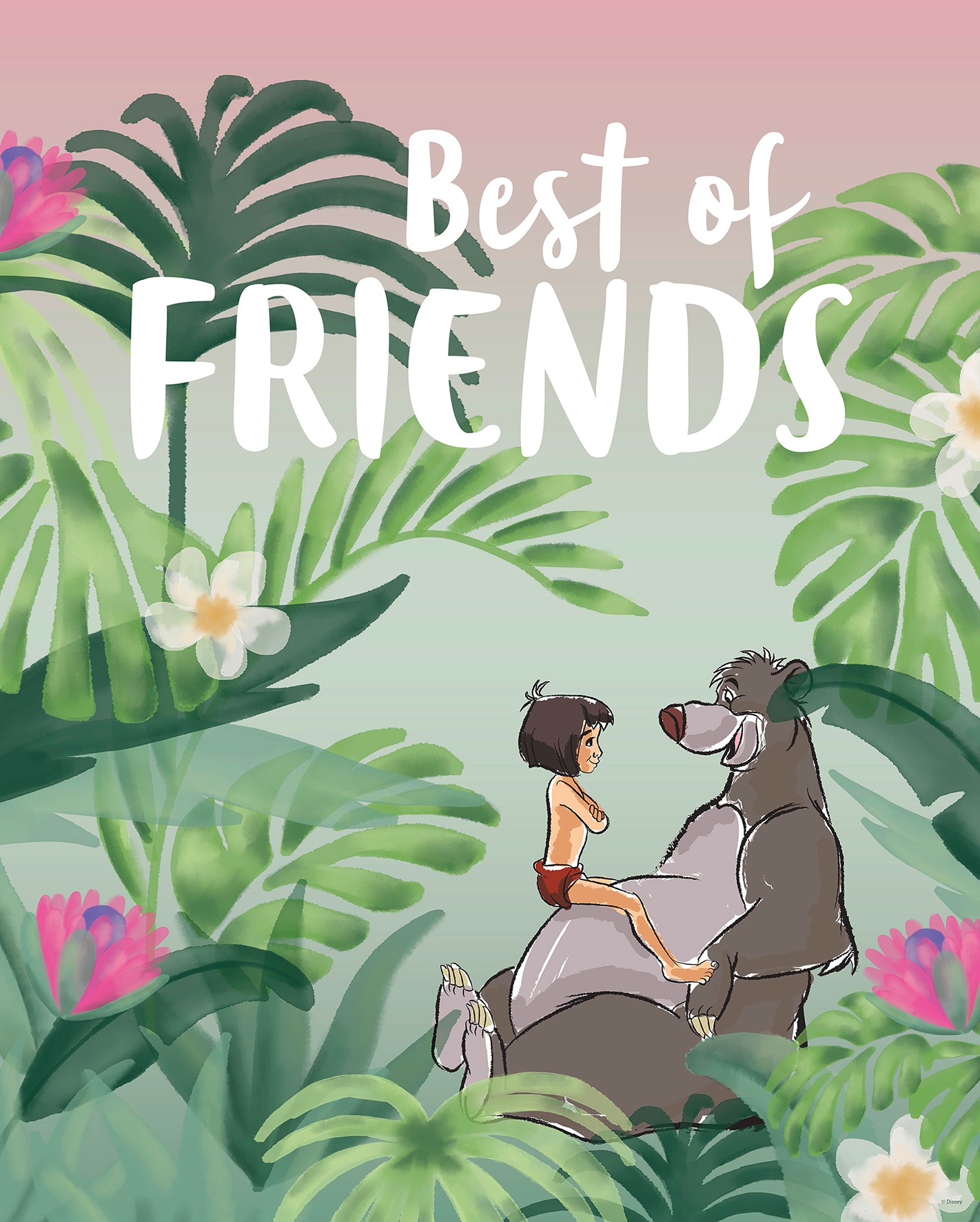 Komar Poster »Jungle Book Best of Friends«, Disney, (1 St.), Kinderzimmer, Schlafzimmer, Wohnzimmer