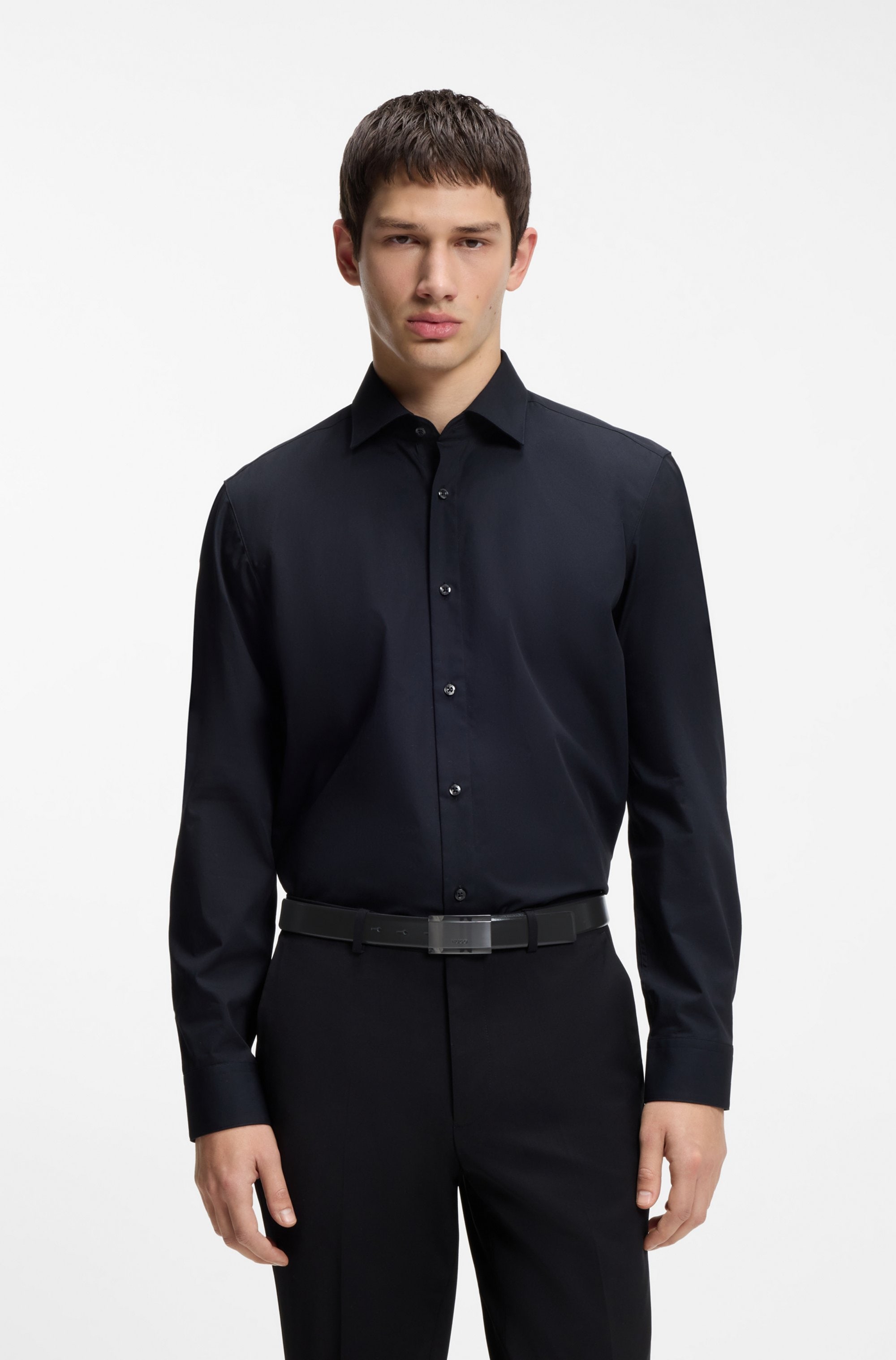 HUGO Ceinture en cuir »Gexter Sz30« mit Koppelschliesse