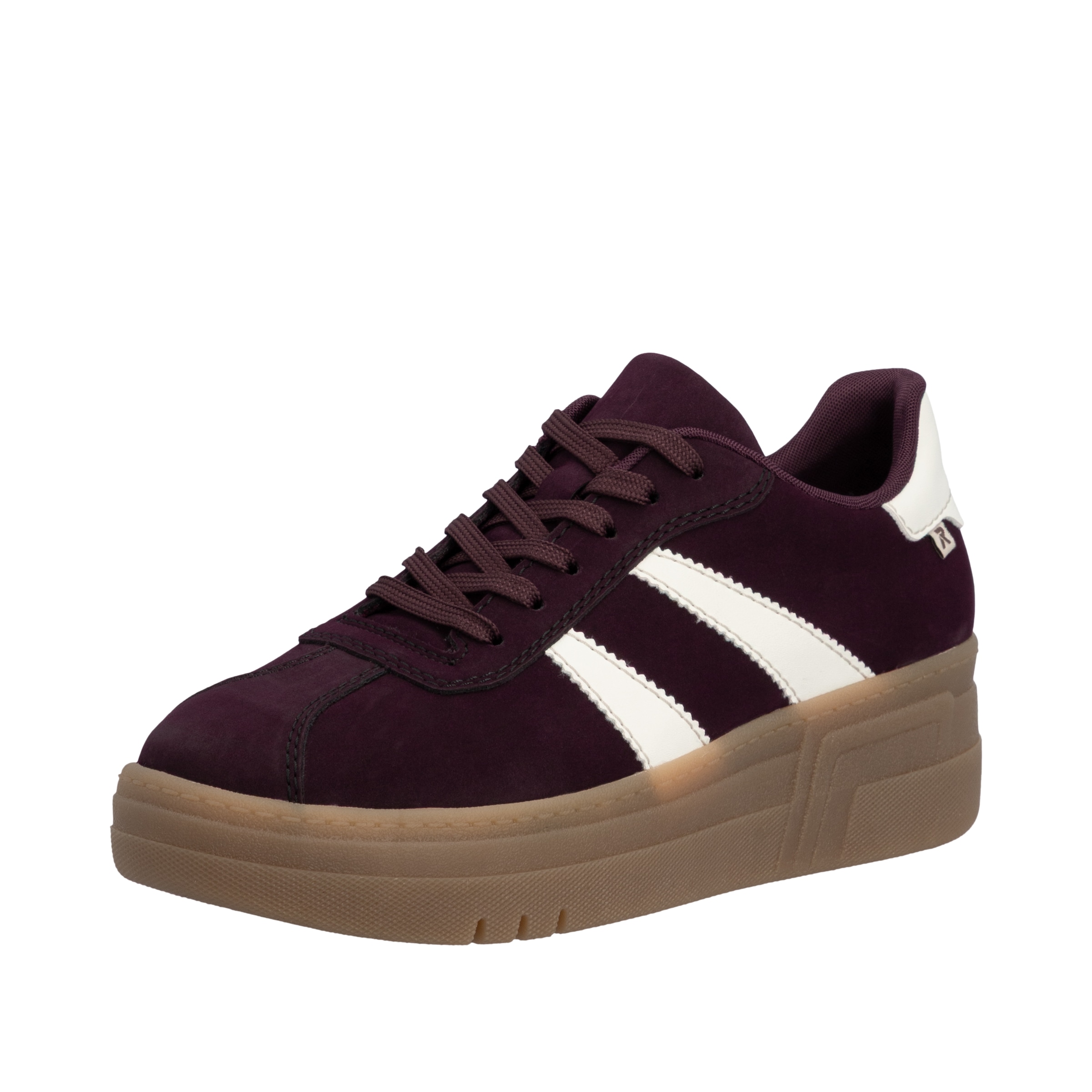 Image of Rieker Plateausneaker Basket-Sneaker, Retro-Sneaker, Schnürschuh mit weichem Schaftrand
