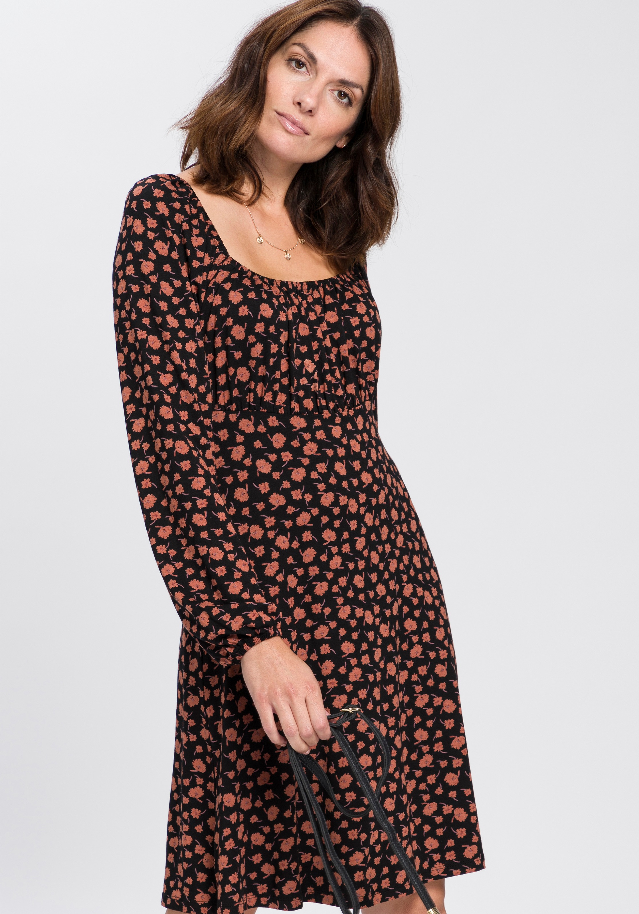 Image of Boysen's Jerseykleid, mit eckigem Ausschnitt bei Ackermann Versand Schweiz