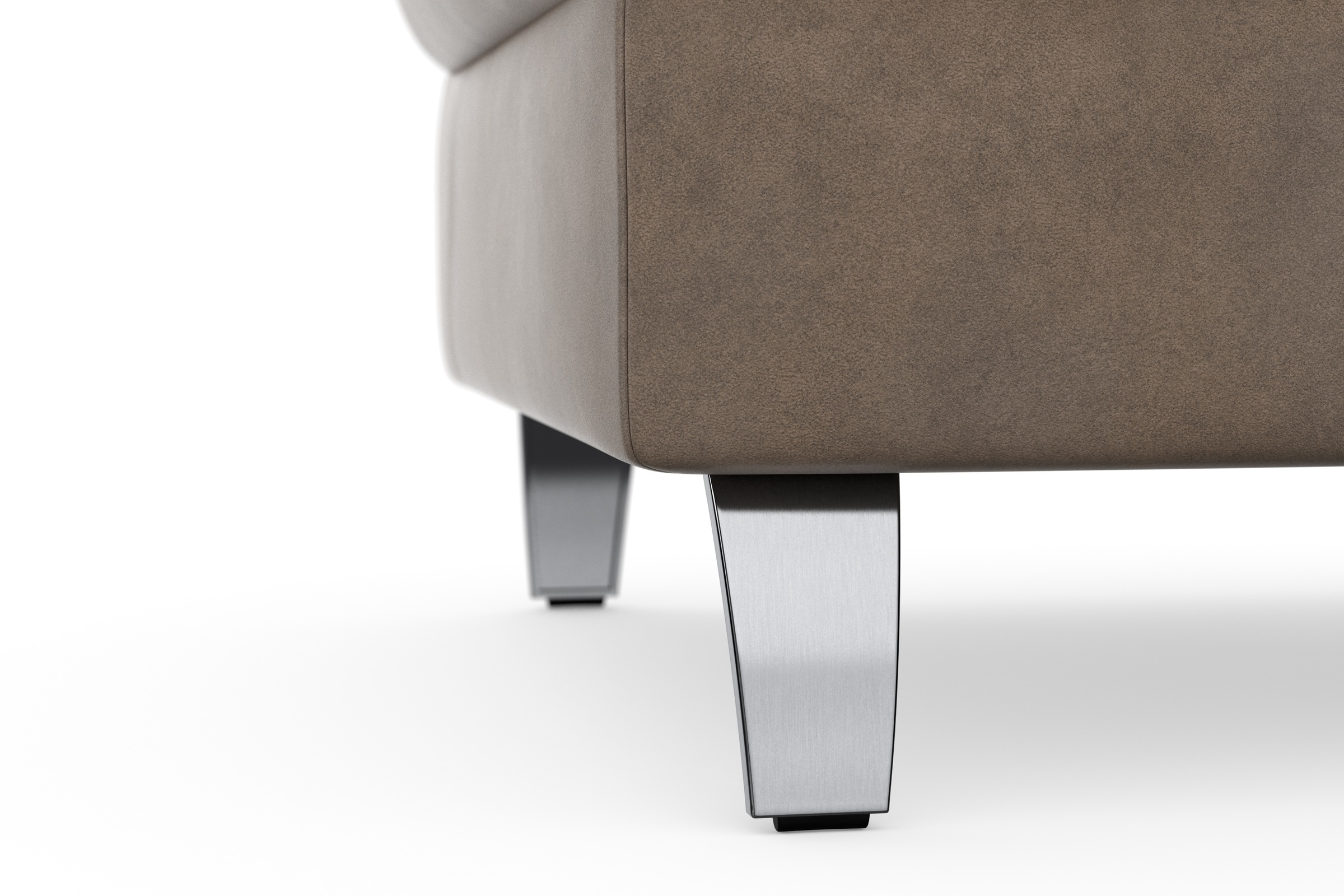 sit&more Stauraumhocker »Grenoble« mit Stauraum und satinierten Füssen