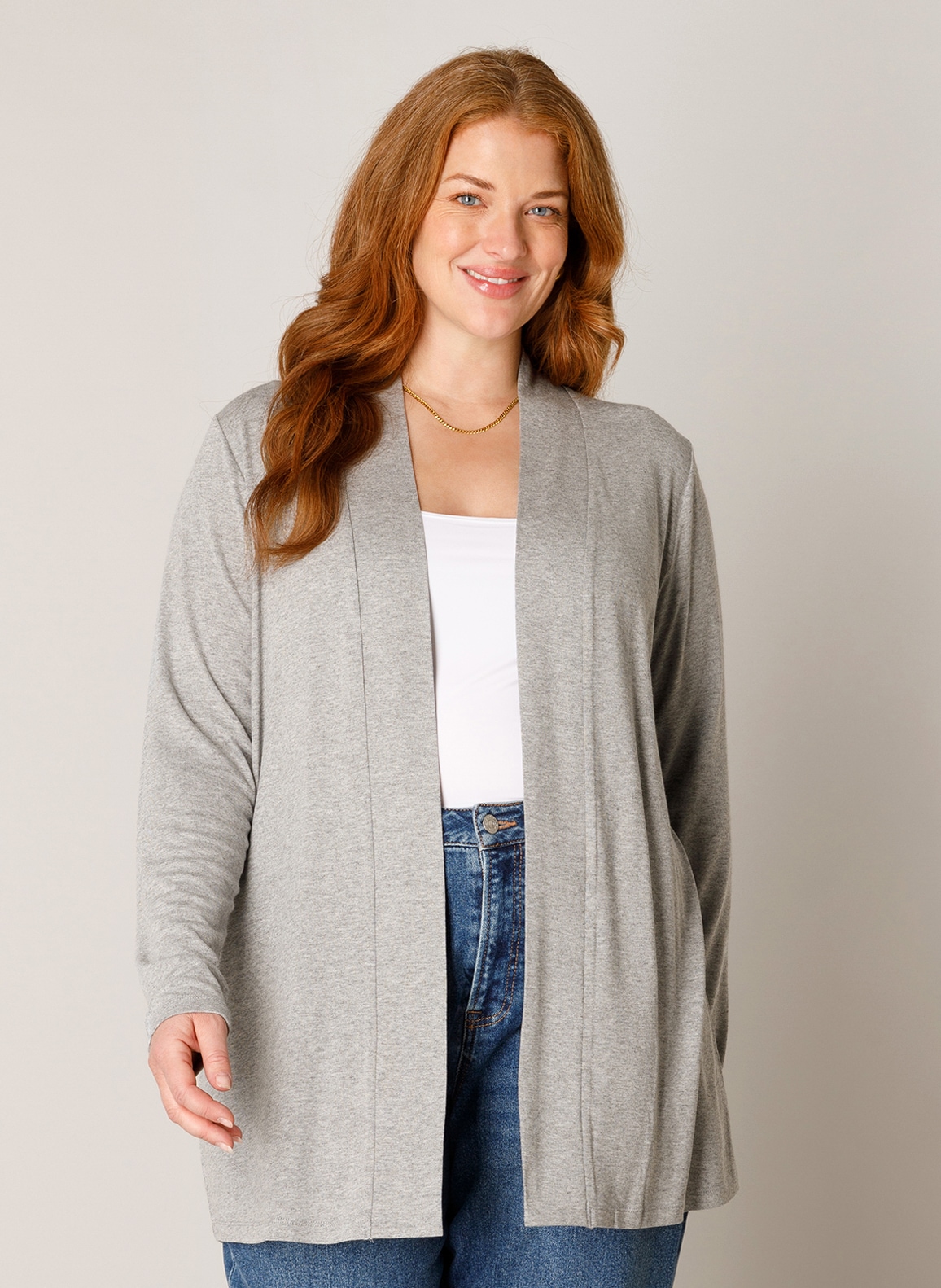 Image of Base Level Curvy Strickjacke "Ayla" Grosse Grössen