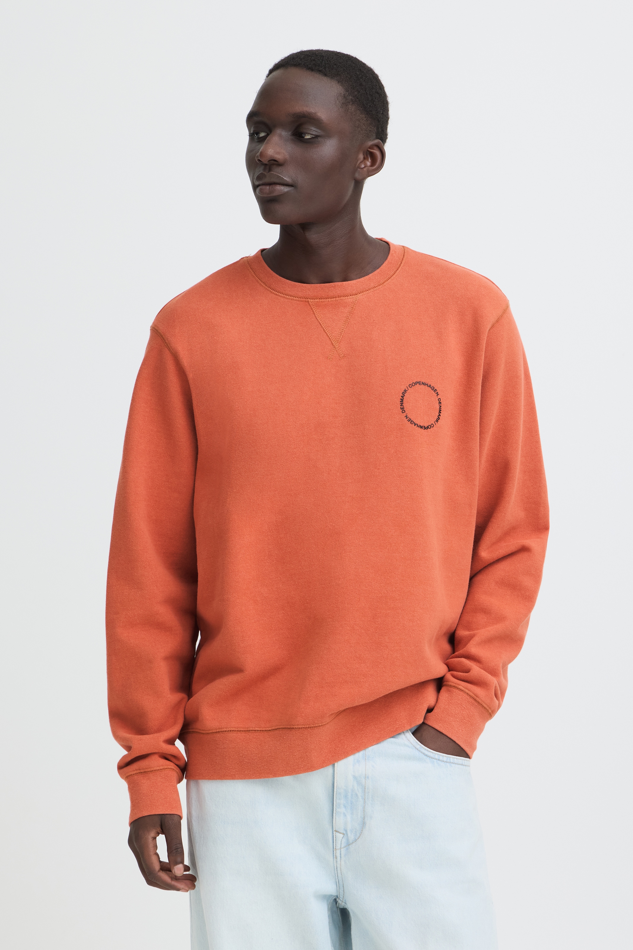 Image of Blend Sweatshirt "BHKHARI WASH CREW SWEAT", Baumwolle, regular fit