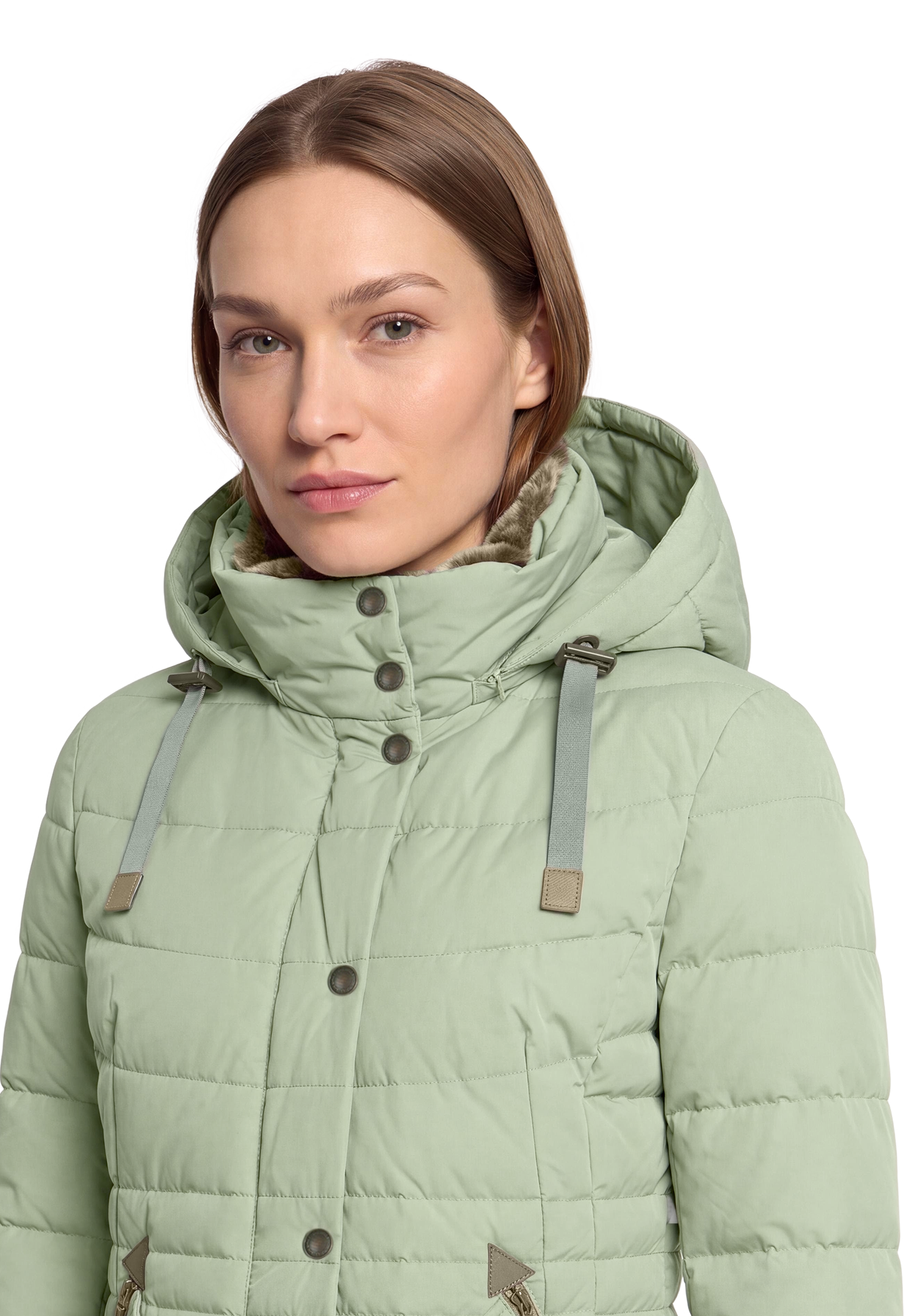 Gil Bret Manteau matelassé Manteau d'hiver avec capuche amovible/fausse fourrure
