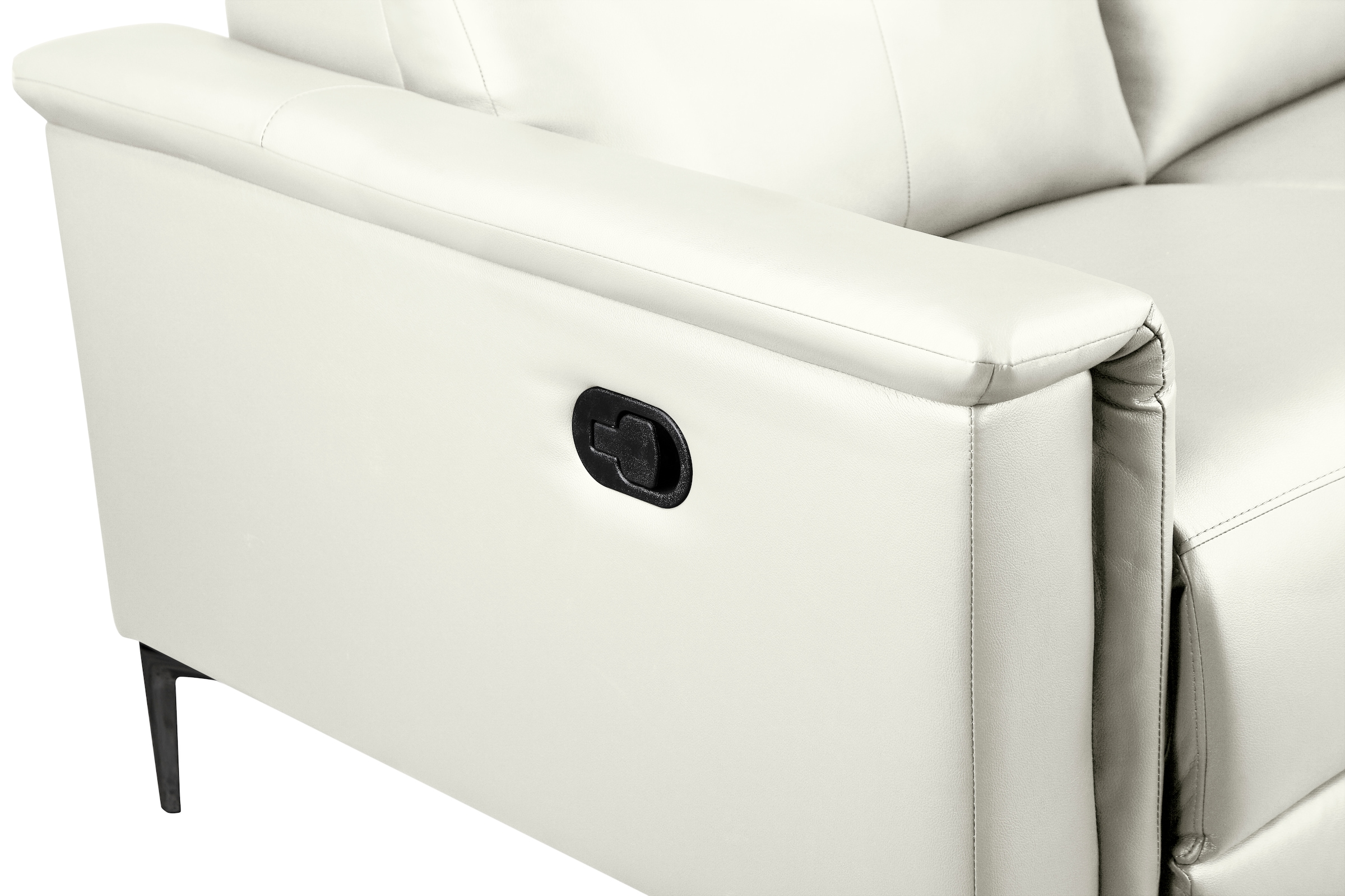 GOODproduct 2-Sitzer »LUND Lederoptik, 160 cm, mit Relaxfunktion und Kopfteilverstellung« manuell od. elektrisch (m.USB-C), Federkern