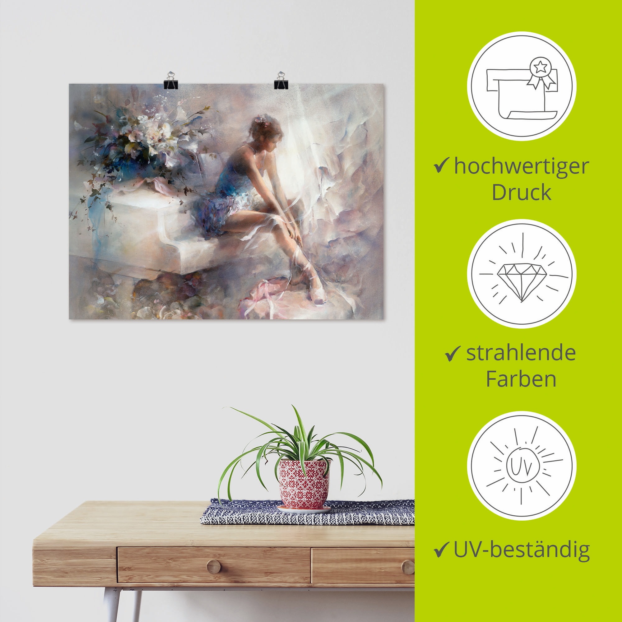 Artland Wandbild »Melodien« Sport 1 Stk. tlg. als Leinwandbild, Poster in verschied. Grössen