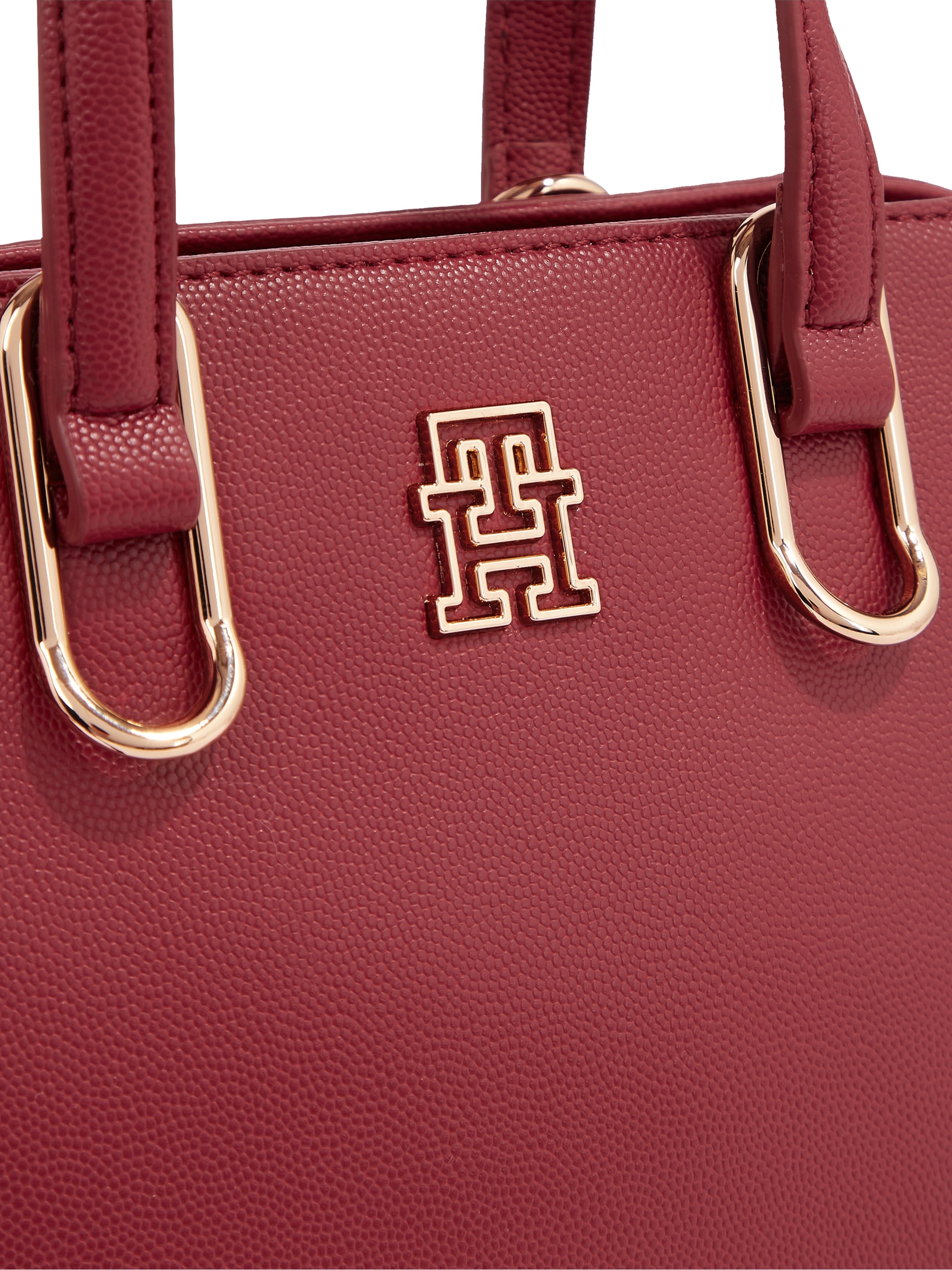 ♕ Tommy Hilfiger Shopper »TH TH-Emblem TIMELESS kaufen BAG«, mit goldfarbenenen Details versandkostenfrei vorne und