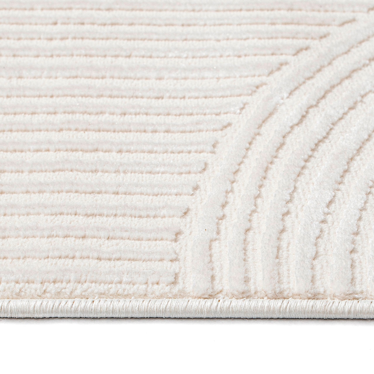 Sehrazat Teppich »Moda 1100«, rund, 10 mm Höhe, Kurzflorteppich mit dezentem Glanz, hochwertige Verarbeitung