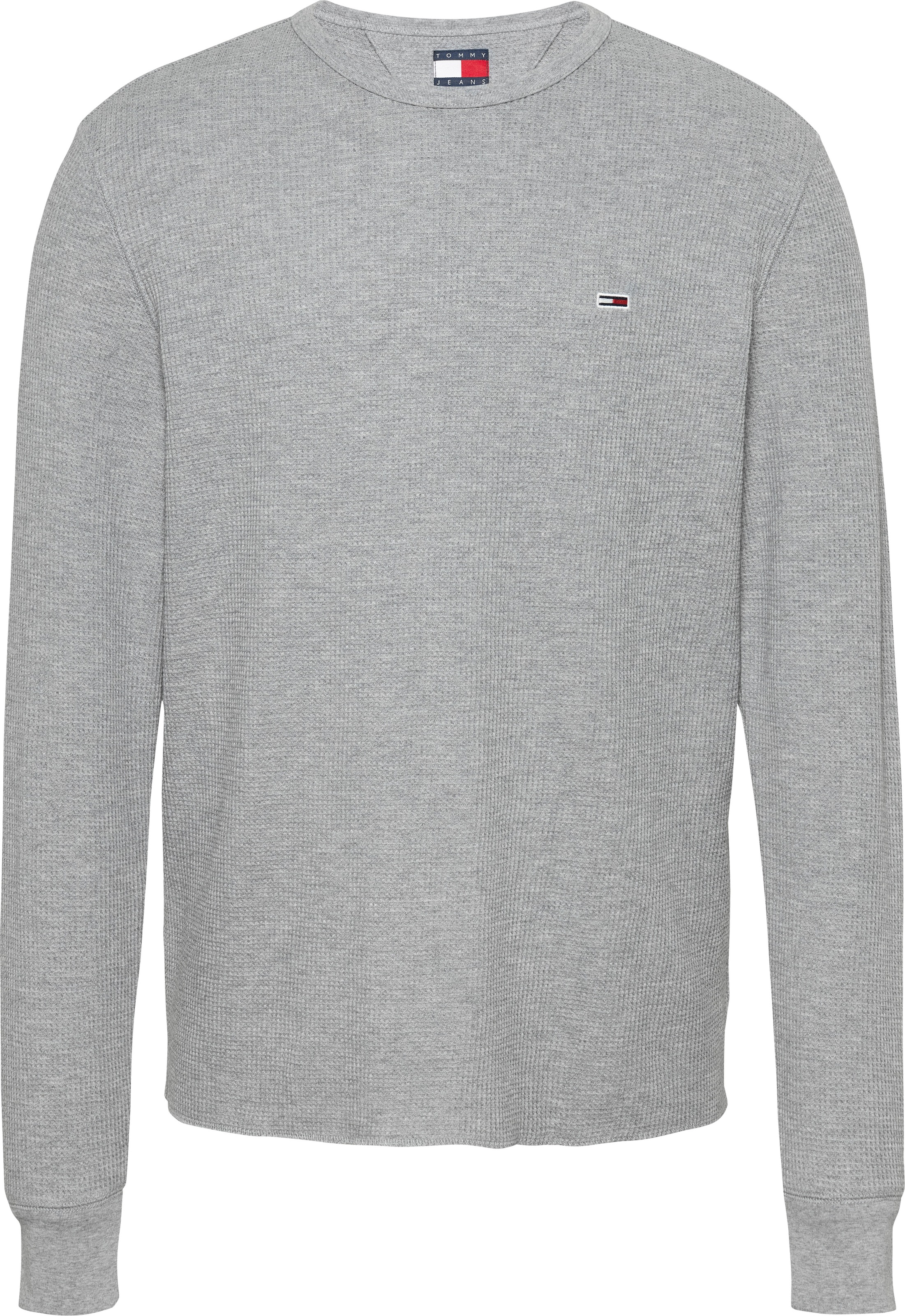 Tommy Jeans Langarmshirt »TJM SLIM WAFFLE L/S TEE EXT«, mit Waffelstruktur
