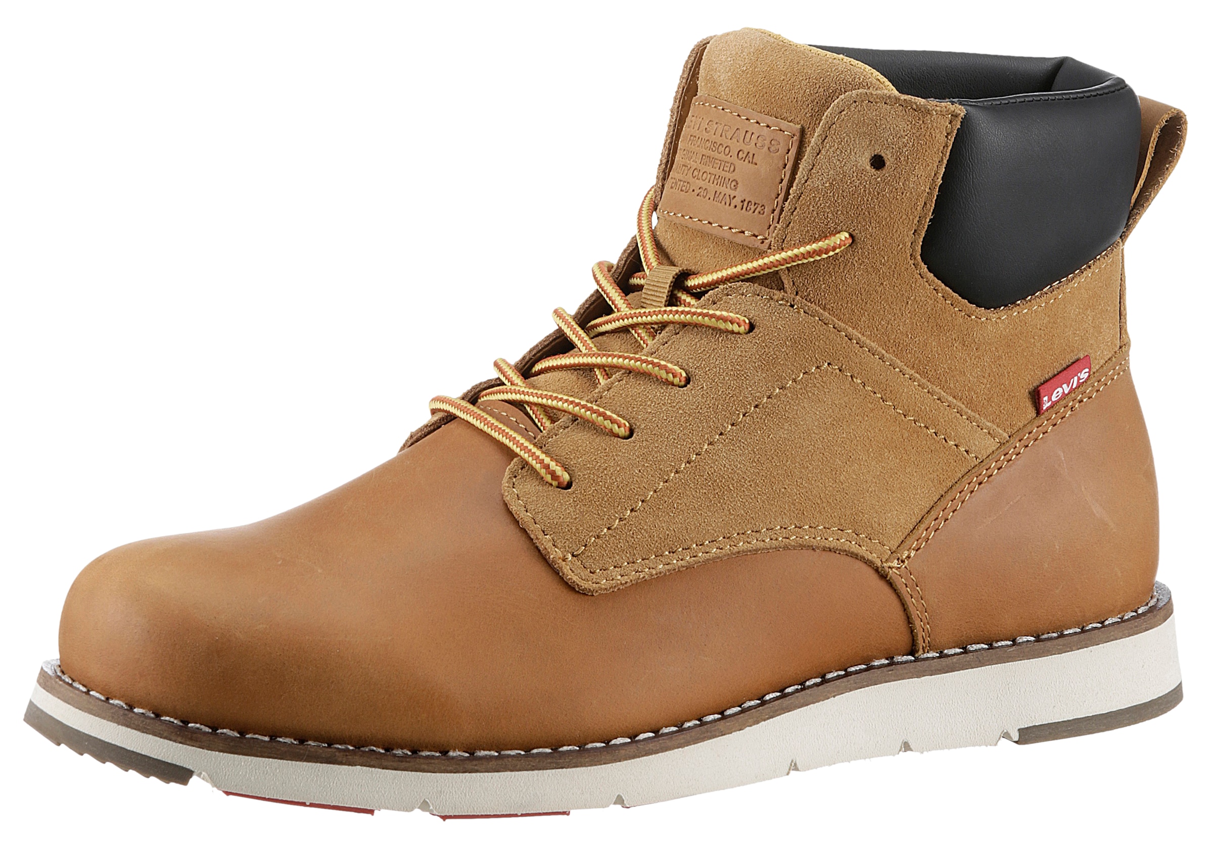 Levi's® Schnürboots »JAX PLUS«, Casualmode, Schnürer mit rotem Label und Logoaufnäher