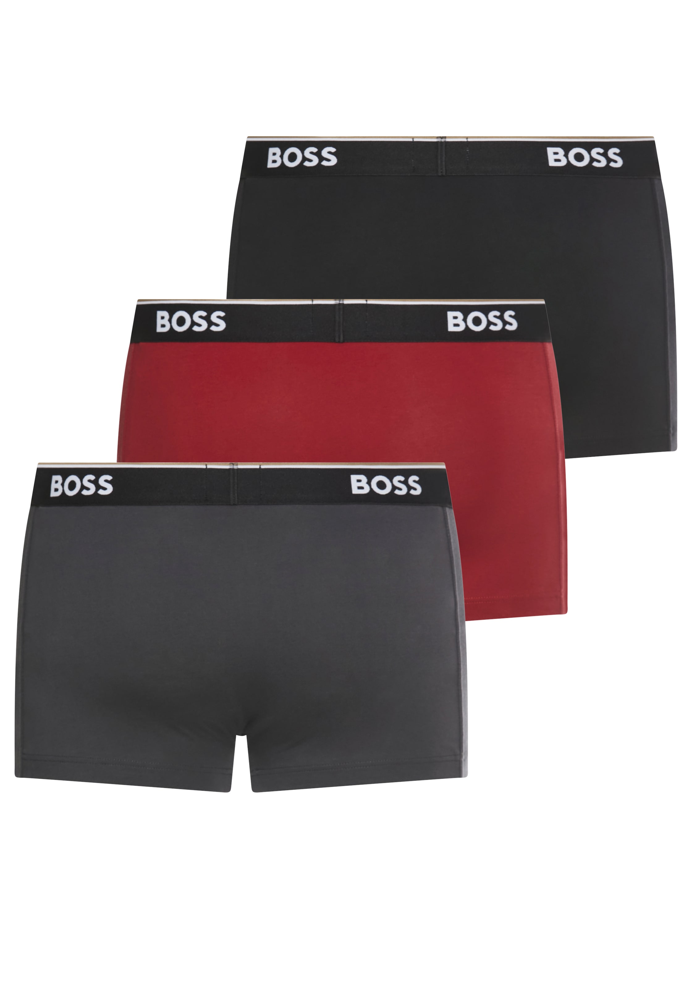 BOSS Trunk »3P Power«, (Packung, 3 St.), mit BOSS Schriftzug auf dem Bund