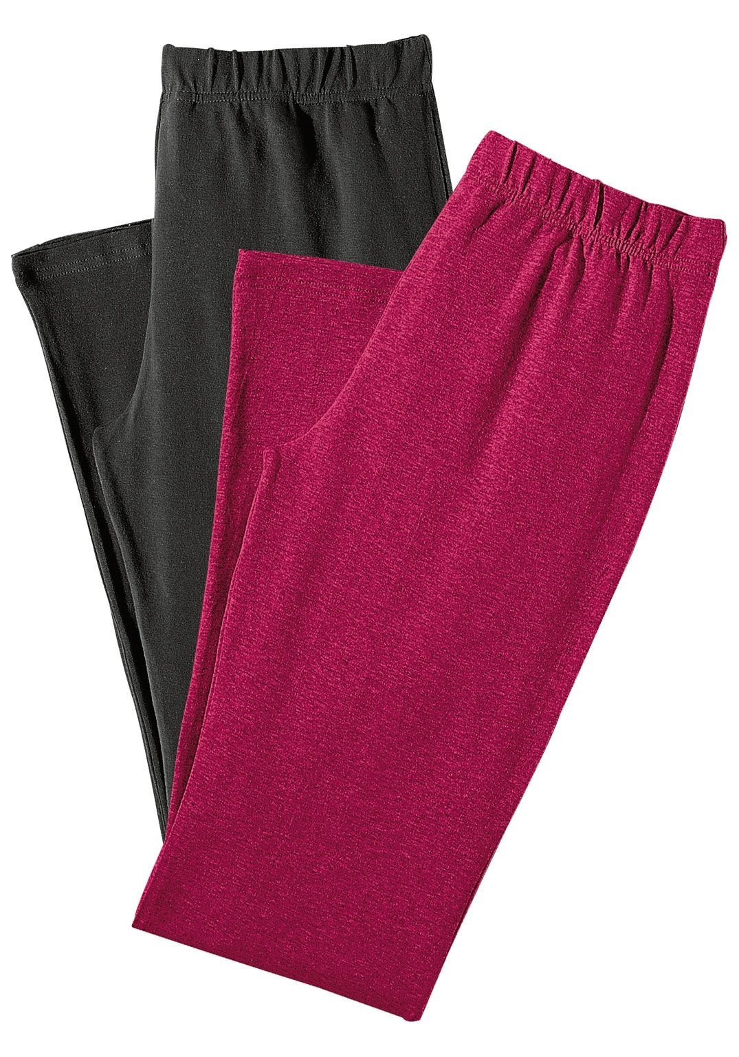 Vivance active Caprihose, (2er-Pack), mit Gummibund, Loungewear