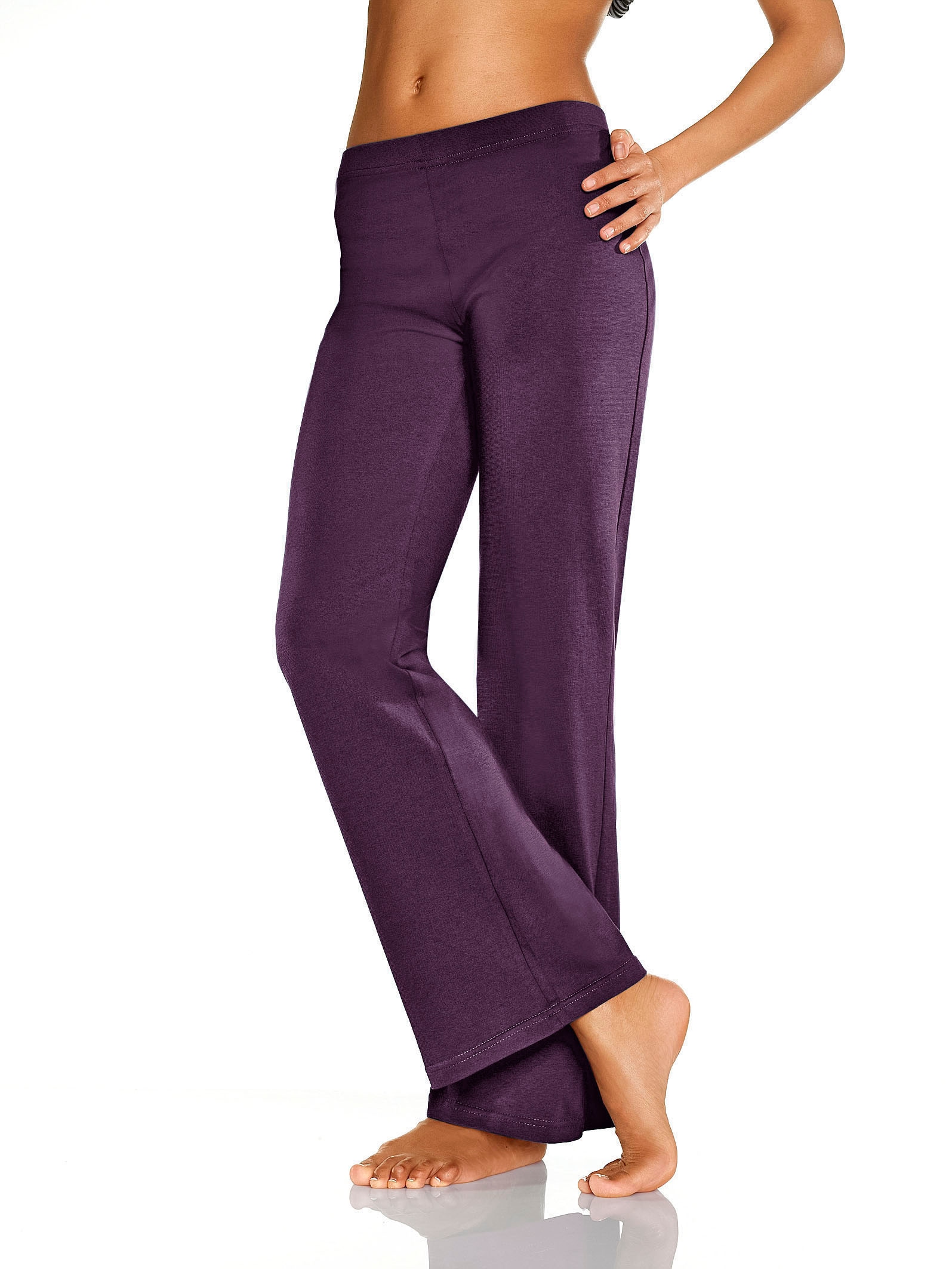Vivance active Jazzpants, (2er-Pack), mit leicht ausgestelltem Bein, Loungewear
