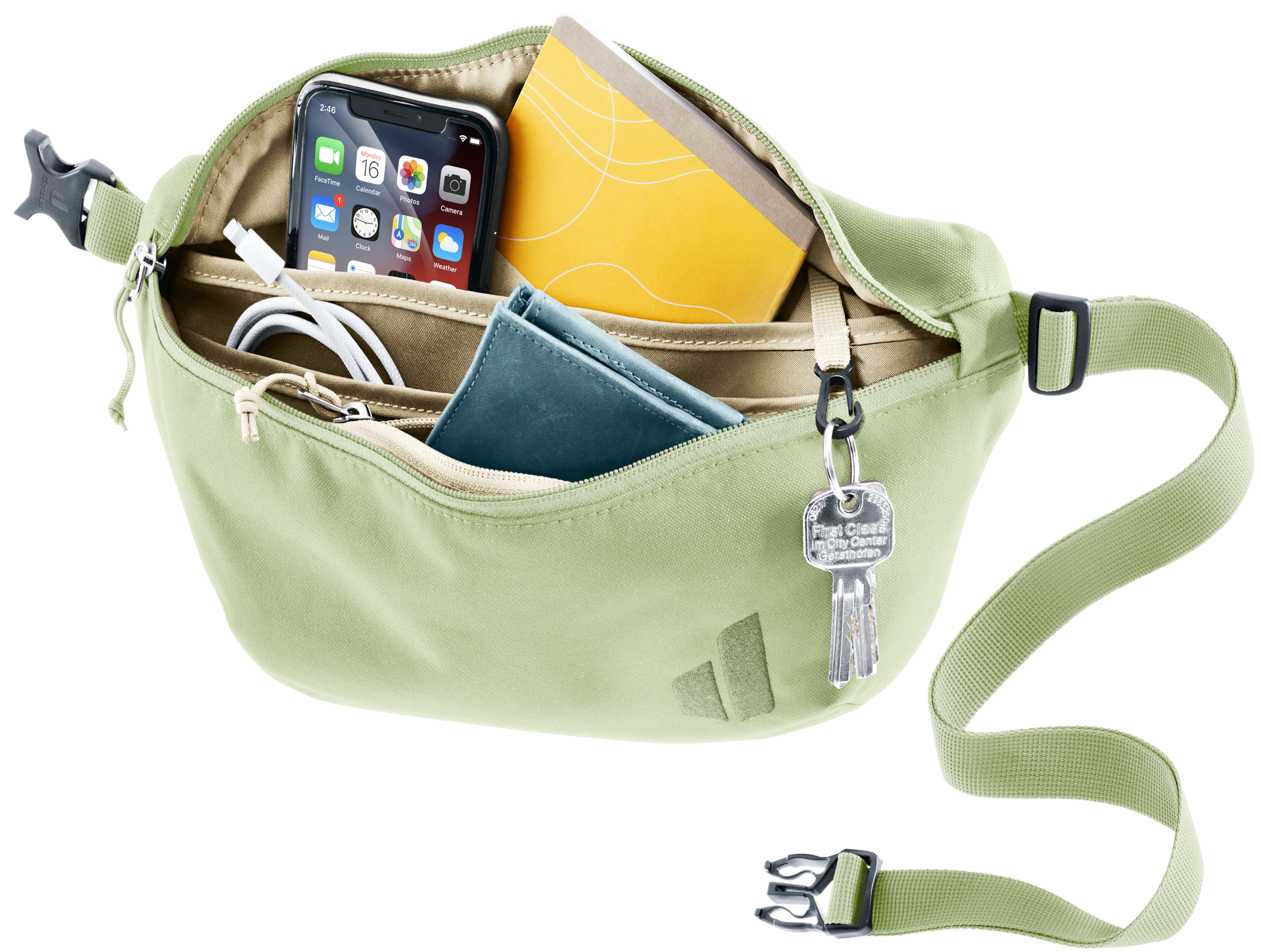 deuter Umhängetasche »AVENGO ORGANIZER« sportlicher Stil, für Jugendliche, mit verstellbarem Bauchgurt