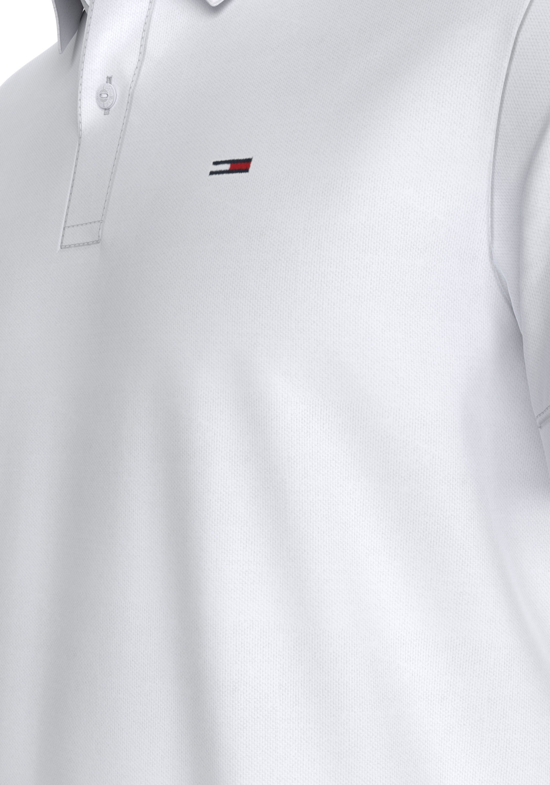 Tommy Jeans Plus Poloshirt »TJM SLIM PLACKET POLO EXT« Grosse Grössen mit Logostickerei
