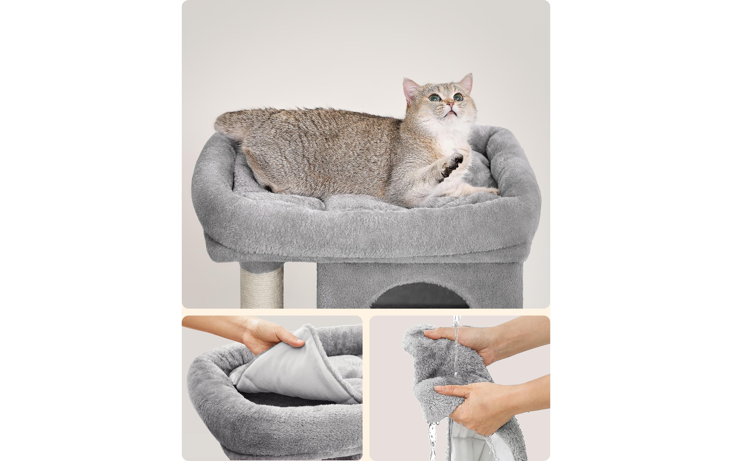 FEANDREA Kratzbaum »Grosse Plattform 74 cm«, hoch